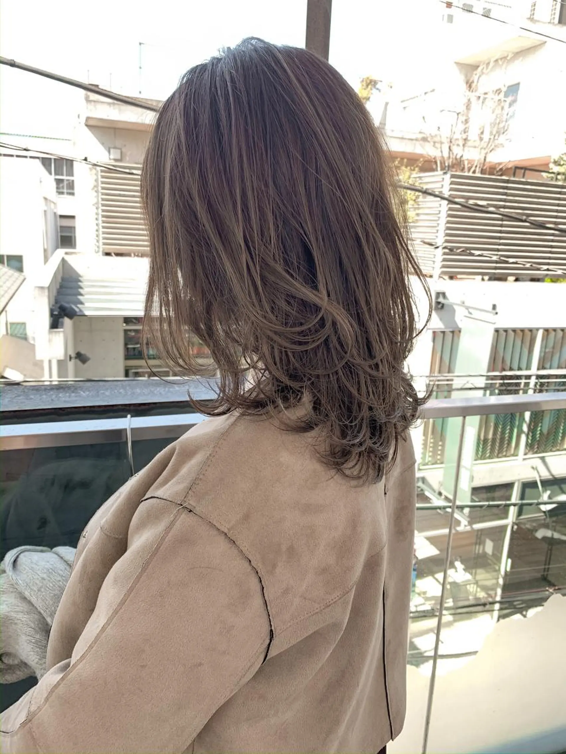 ミディアム カラー ショート/レイヤー なら石井知希のヘアスタイル