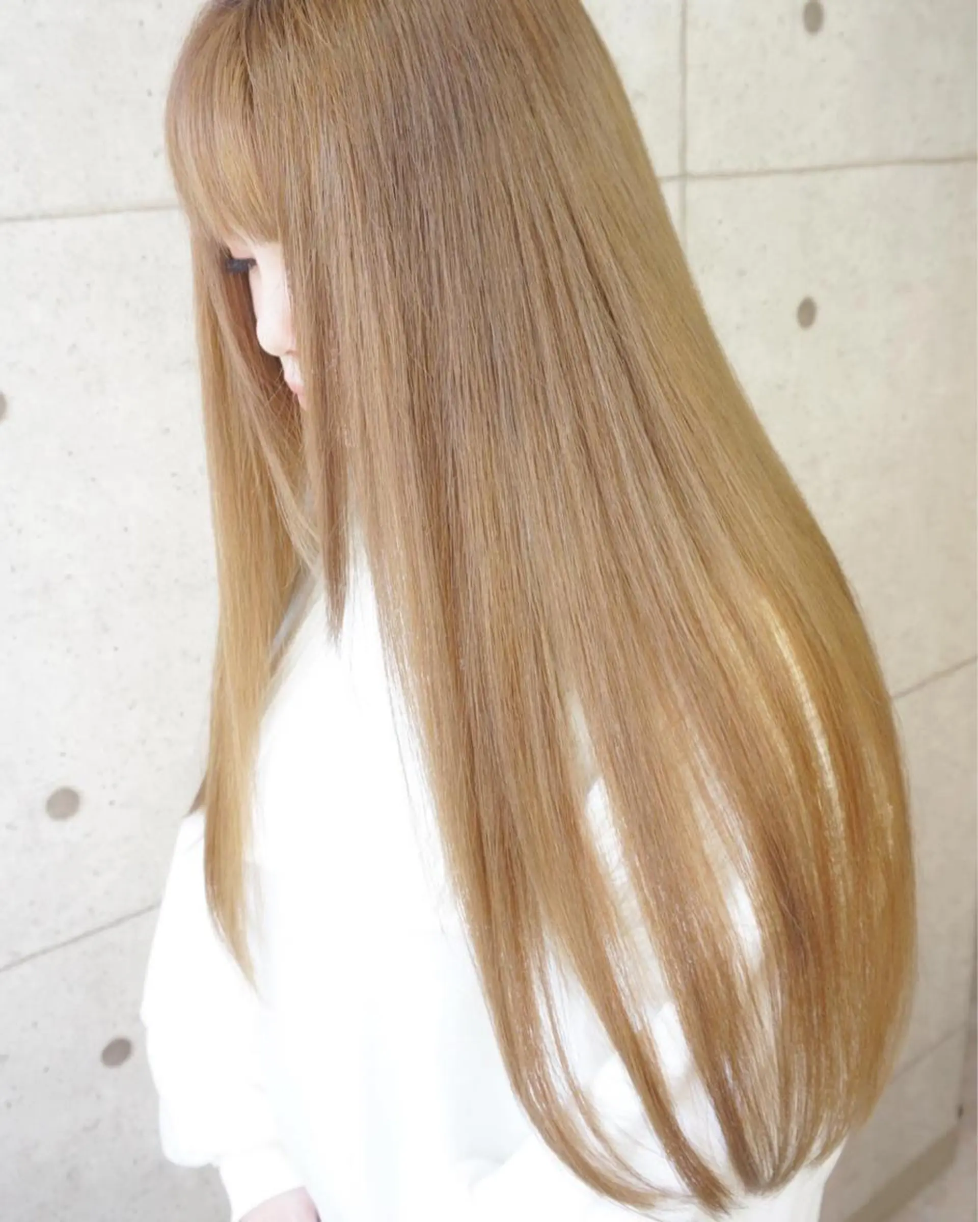 セミロング カット ヘアカラー トリートメント hair teria ryu 大塚のヘアスタイル