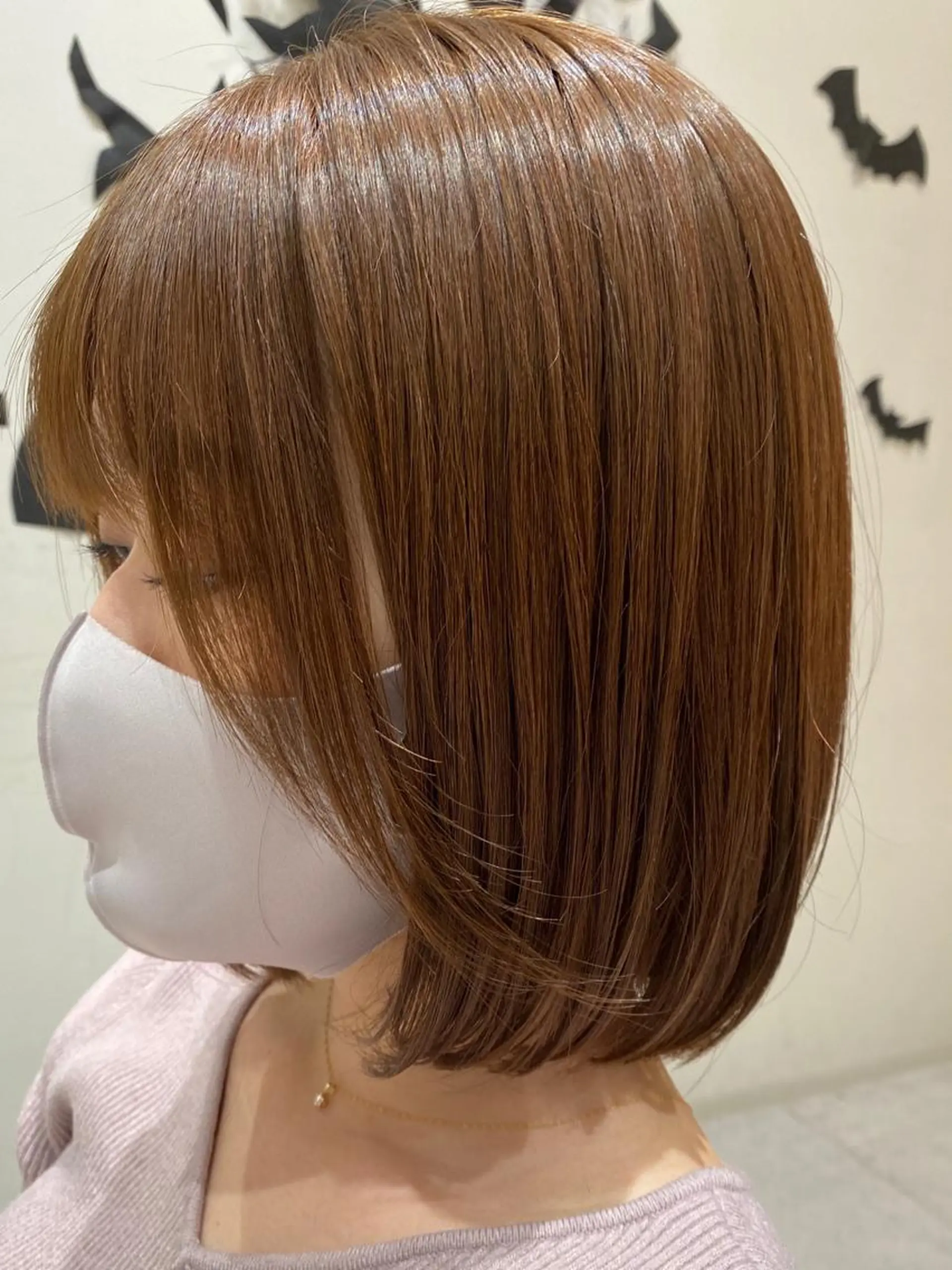 ショート カラー パーマ カット ヘアカラー 小野寺瑞希 /最小顔カットのヘアスタイル