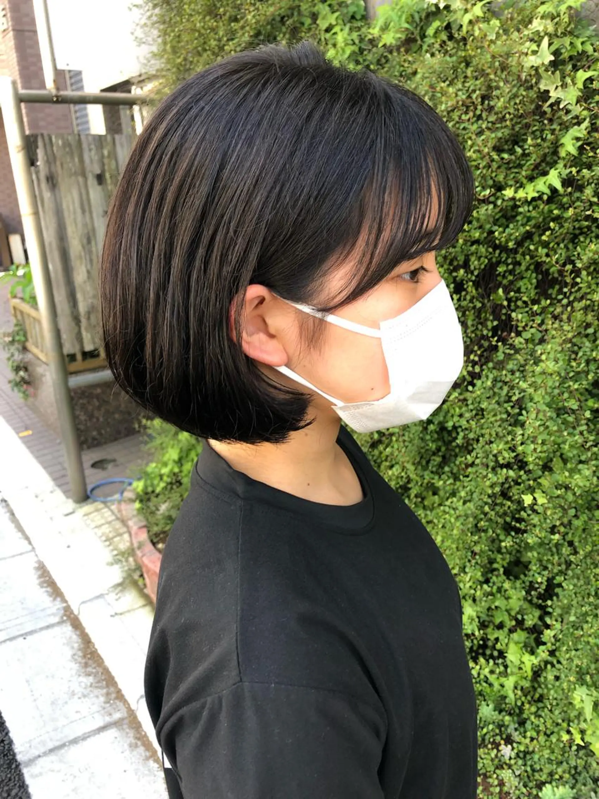 ショート ボブ くせ毛 乕谷 美潮のヘアスタイル