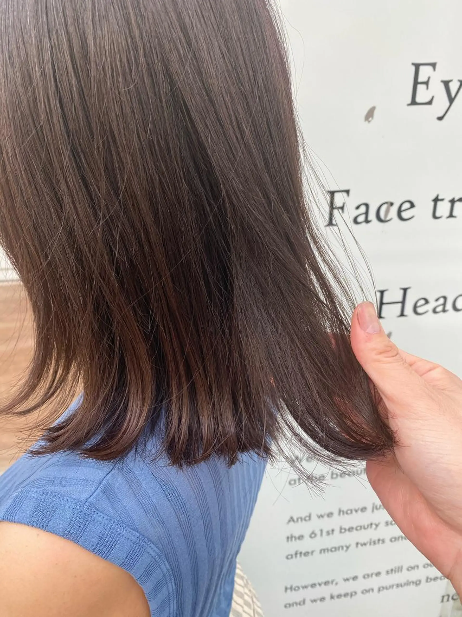 ミディアム カラー 渋谷/韓国風 西原直樹のヘアスタイル