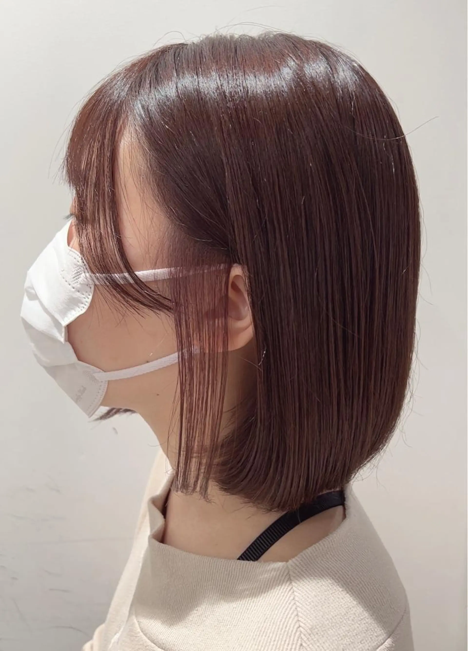 ショート カラー ブリーチ ブラウンカラー イヤリングカラー ピンクカラー ピンクブラウン カット ヘアカラー スキバサミを使わない カット🌼唯🌼のヘアスタイル