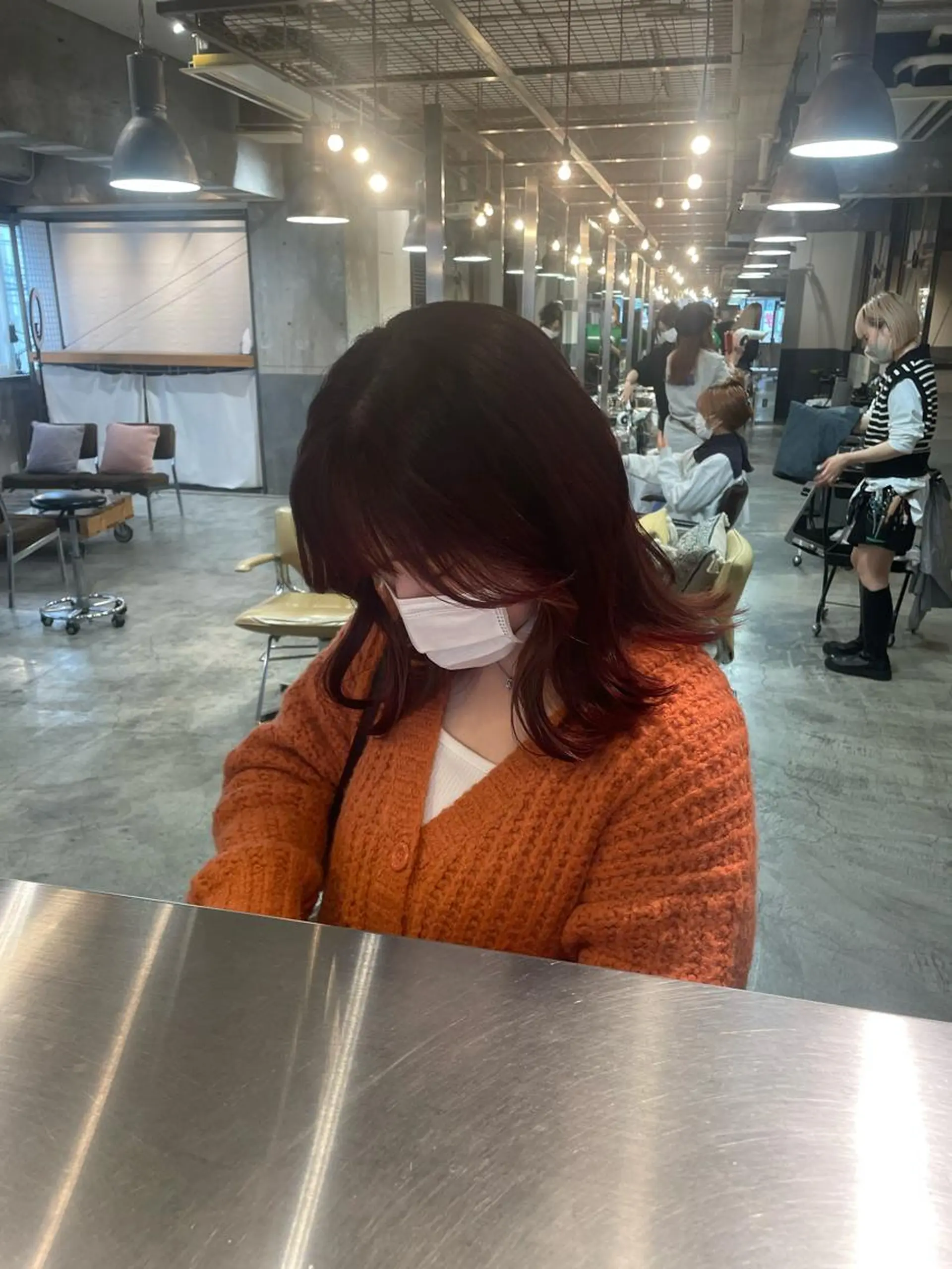 ミディアム カラー ブラウンカラー ピンクカラー ピンクブラウン 海外レイヤー /NAGISAのヘアスタイル