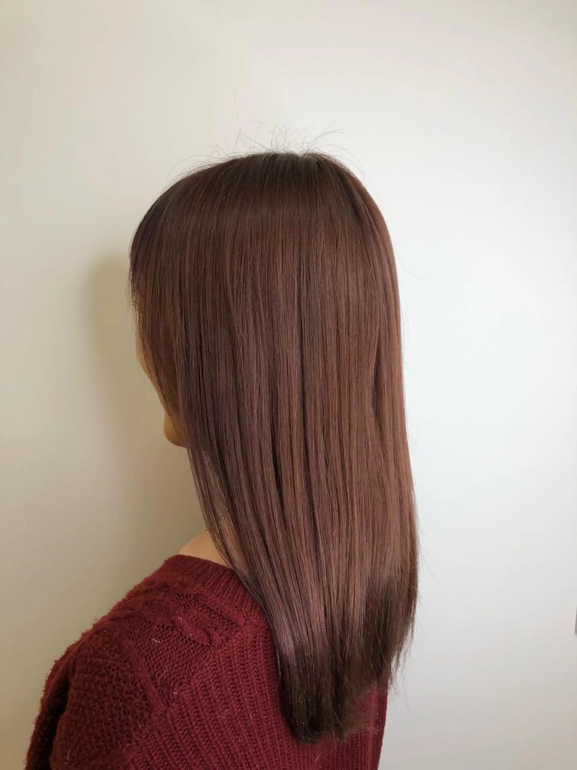 セミロング カラー ベージュカラー ブリーチ ケアブリーチ レッドカラー 【透明感、艶髪】西村 有司のヘアスタイル