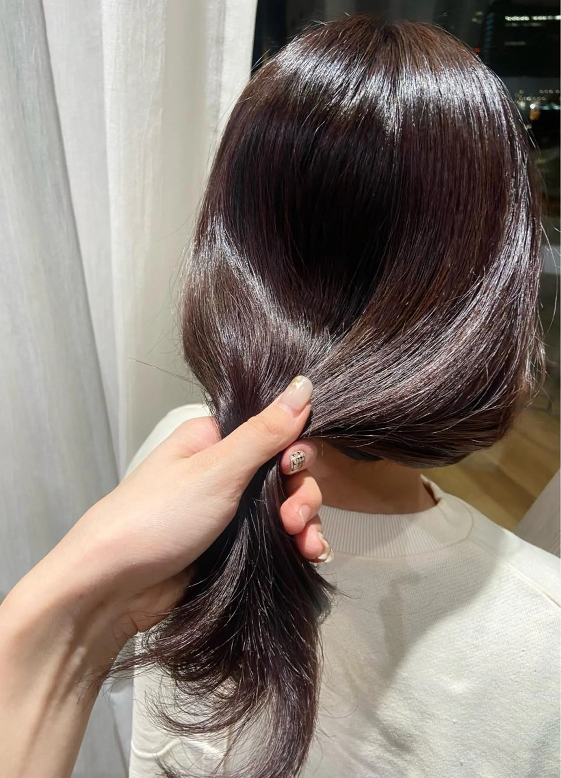 セミロング カラー 小顔ボブショート🌸 hinakoのヘアスタイル