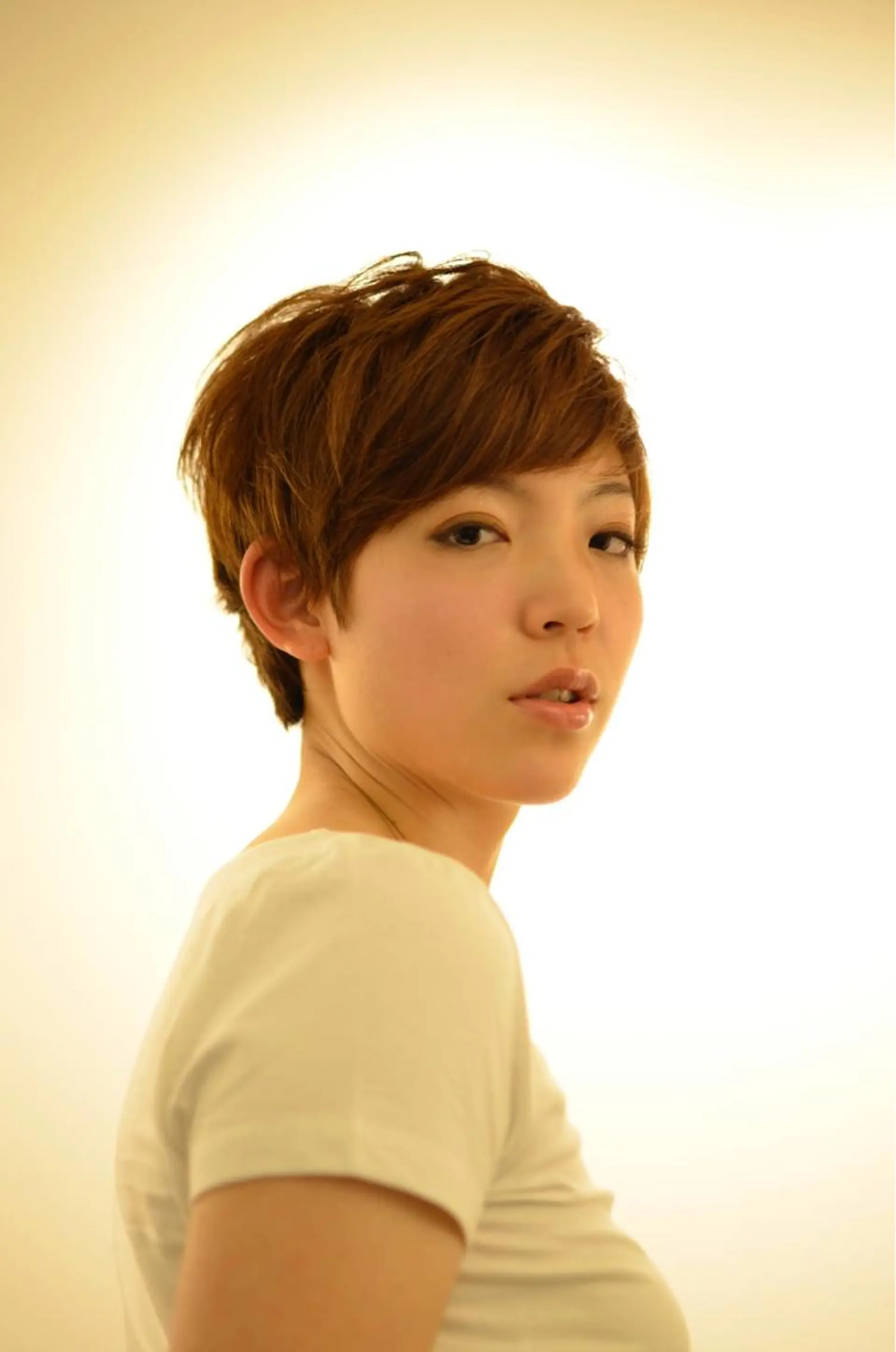 ショート カラー パーマ イガラシ ジュン/髪質改善のヘアスタイル