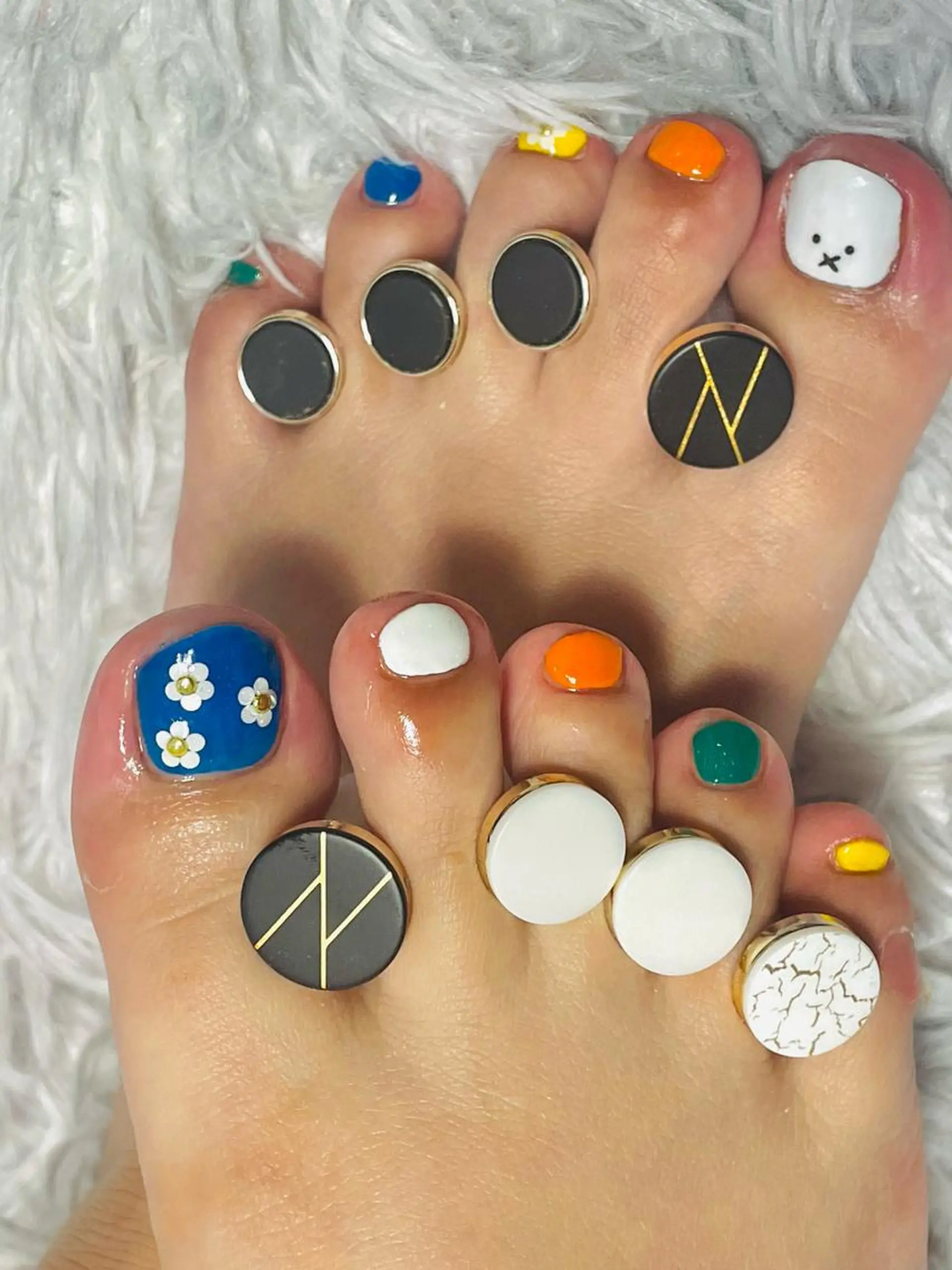 ネイル フットネイル shark_nail Aのネイルデザイン