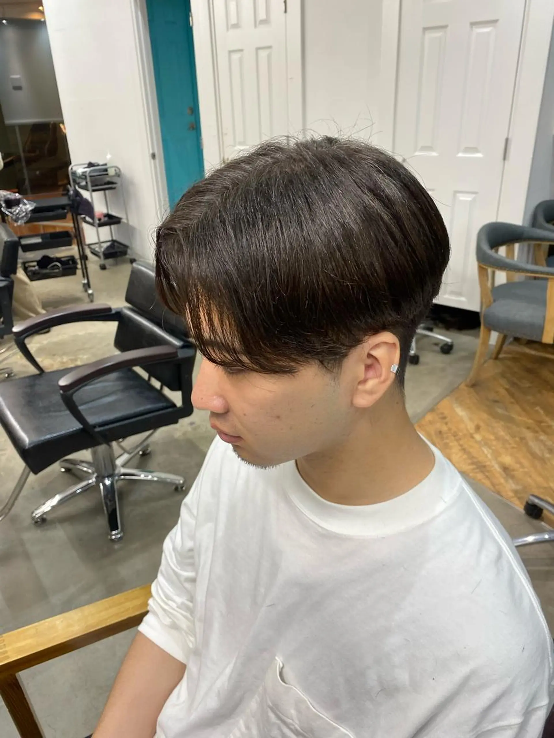 メンズ カット トリートメント レイヤーボブ/ 艶カラー/サナ🌼のヘアスタイル