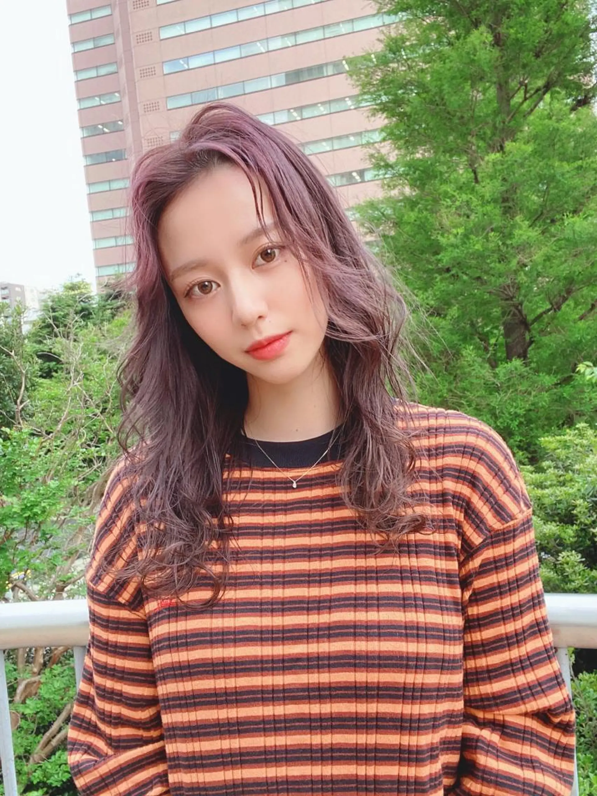 セミロング カラー 透明感カラー グレージュ 韓国風ヘア カット PSY(サイ)池袋 金田尚久🎨のヘアスタイル