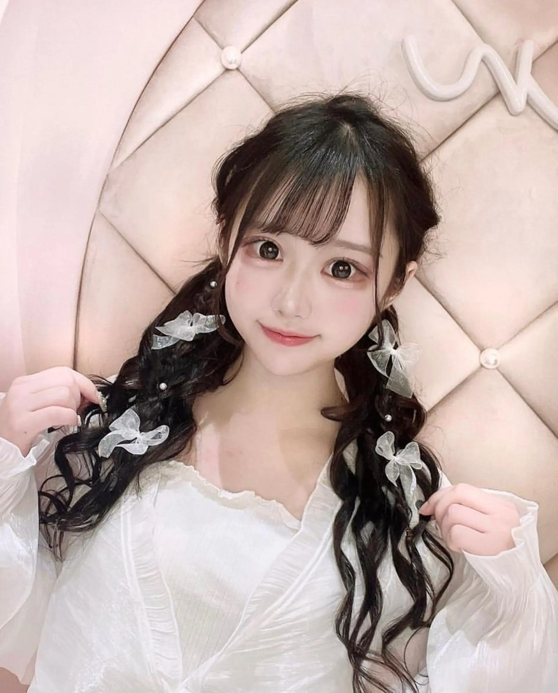 ロング ヘアアレンジ 🎀ふわふわアイドル ヘアメ🎀AYANEのヘアスタイル