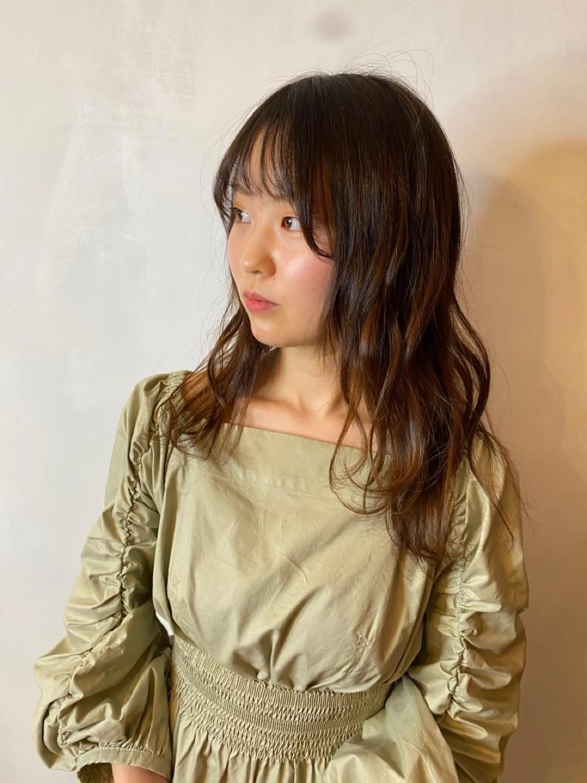 セミロング 藤田 遼のヘアスタイル