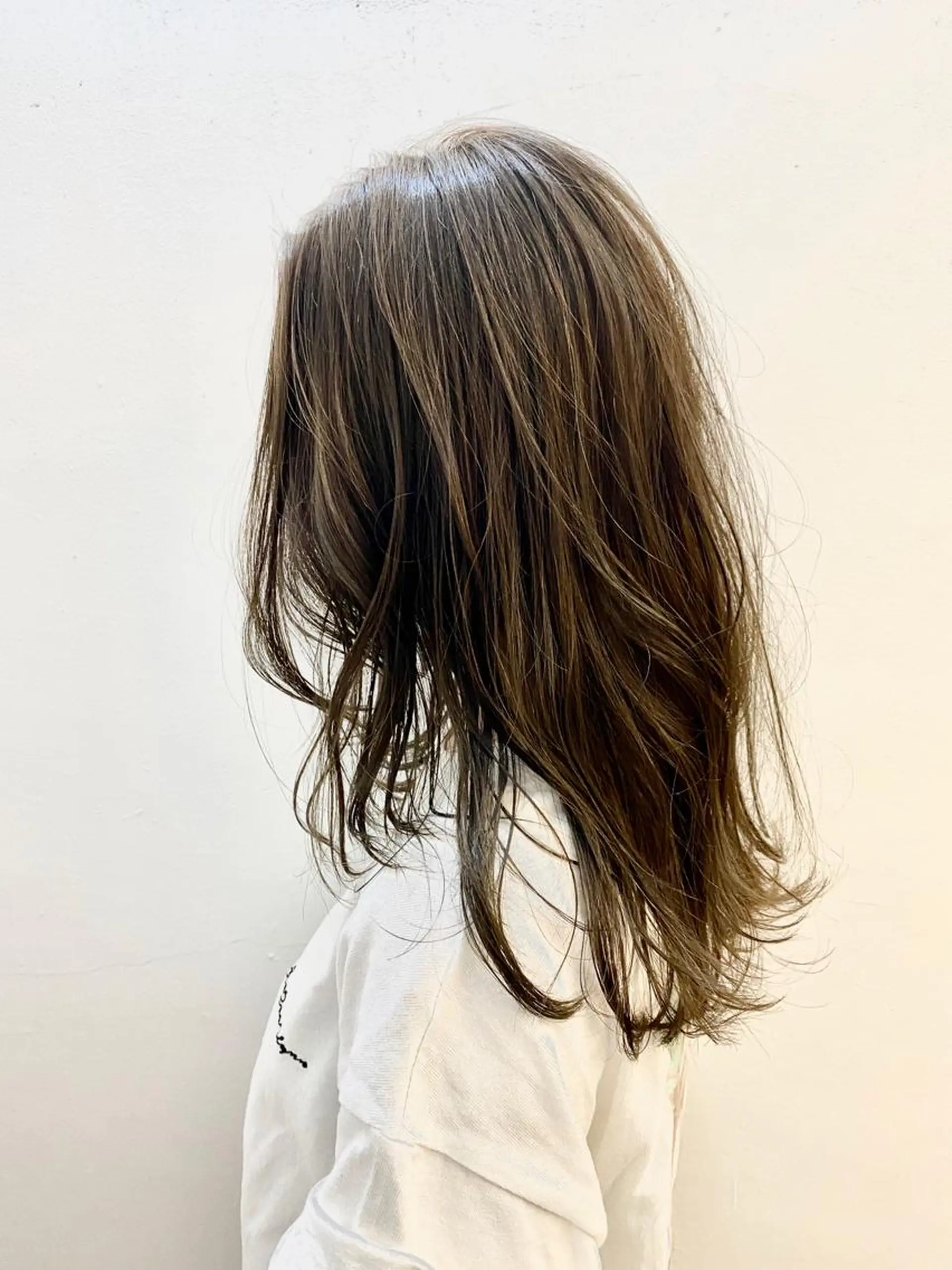 ミディアム カラー 艶髪カラー&ウルフ フルカワ ヒロズミのヘアスタイル