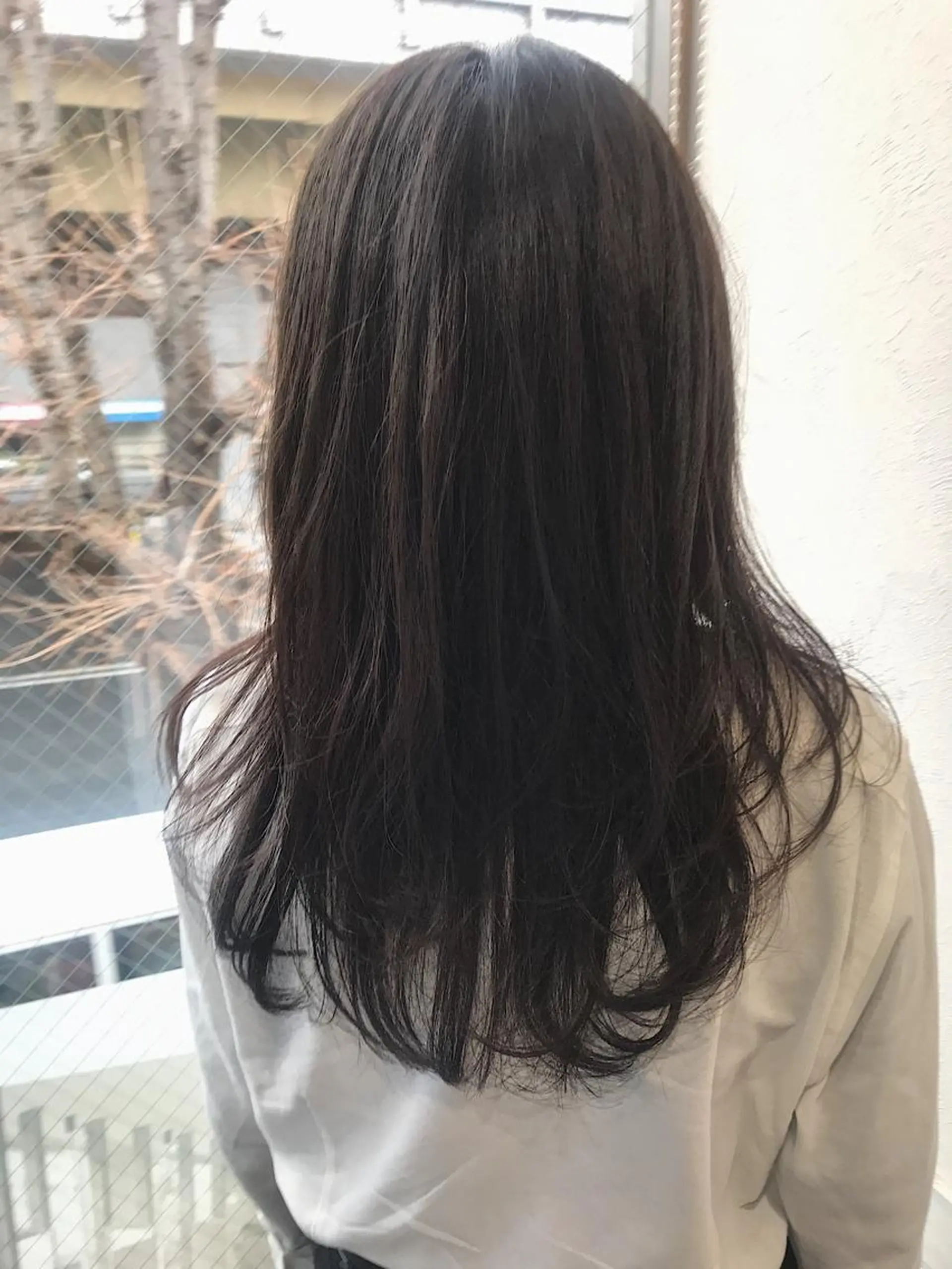 セミロング カラー セミロングレイヤー レイヤーカット カット ヘアカラー 柴田 祐輔のヘアスタイル