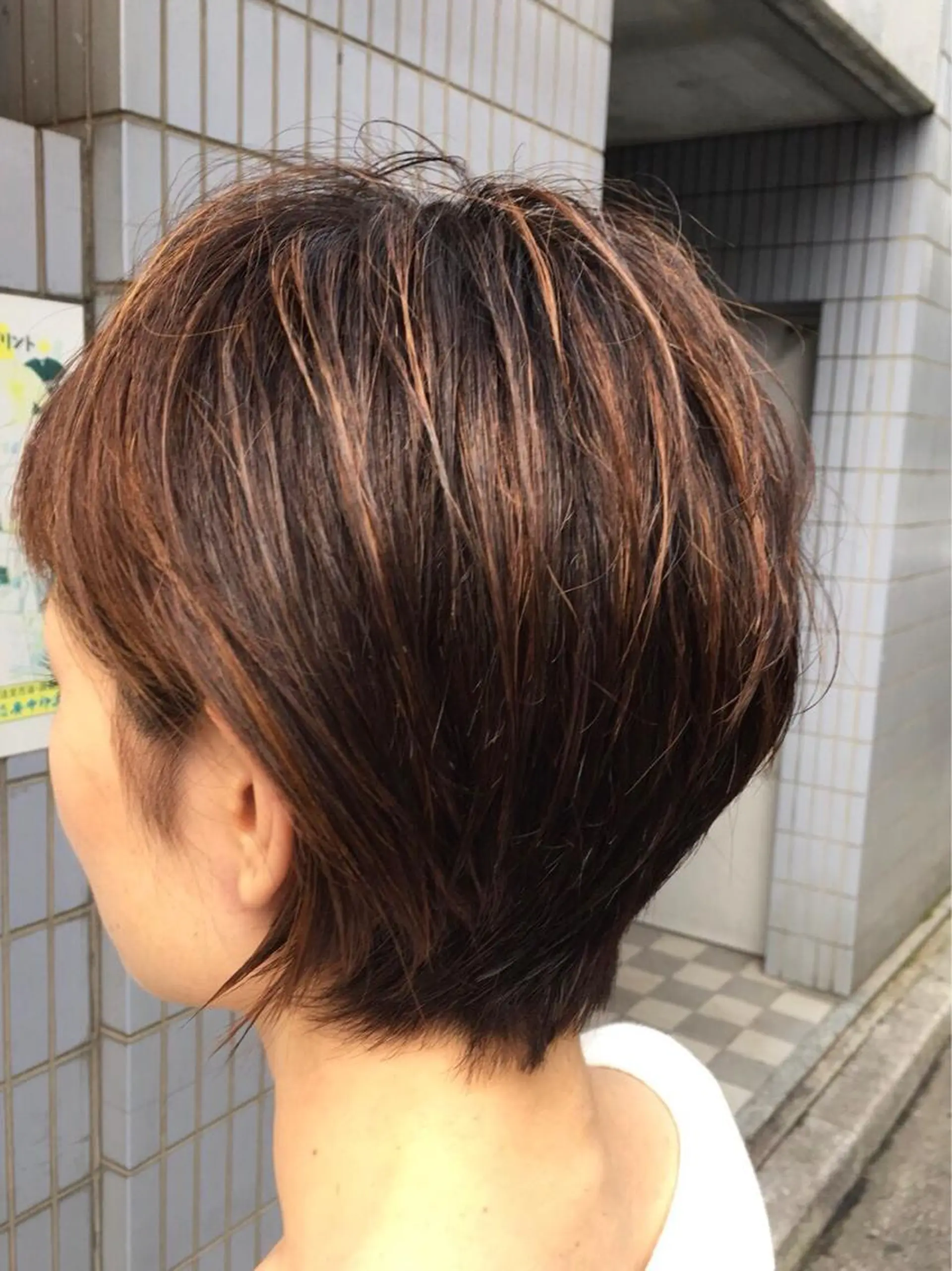 ショート ショートボブ ボブ ショートヘア 野間 ふみよのマツエク・マツパデザイン