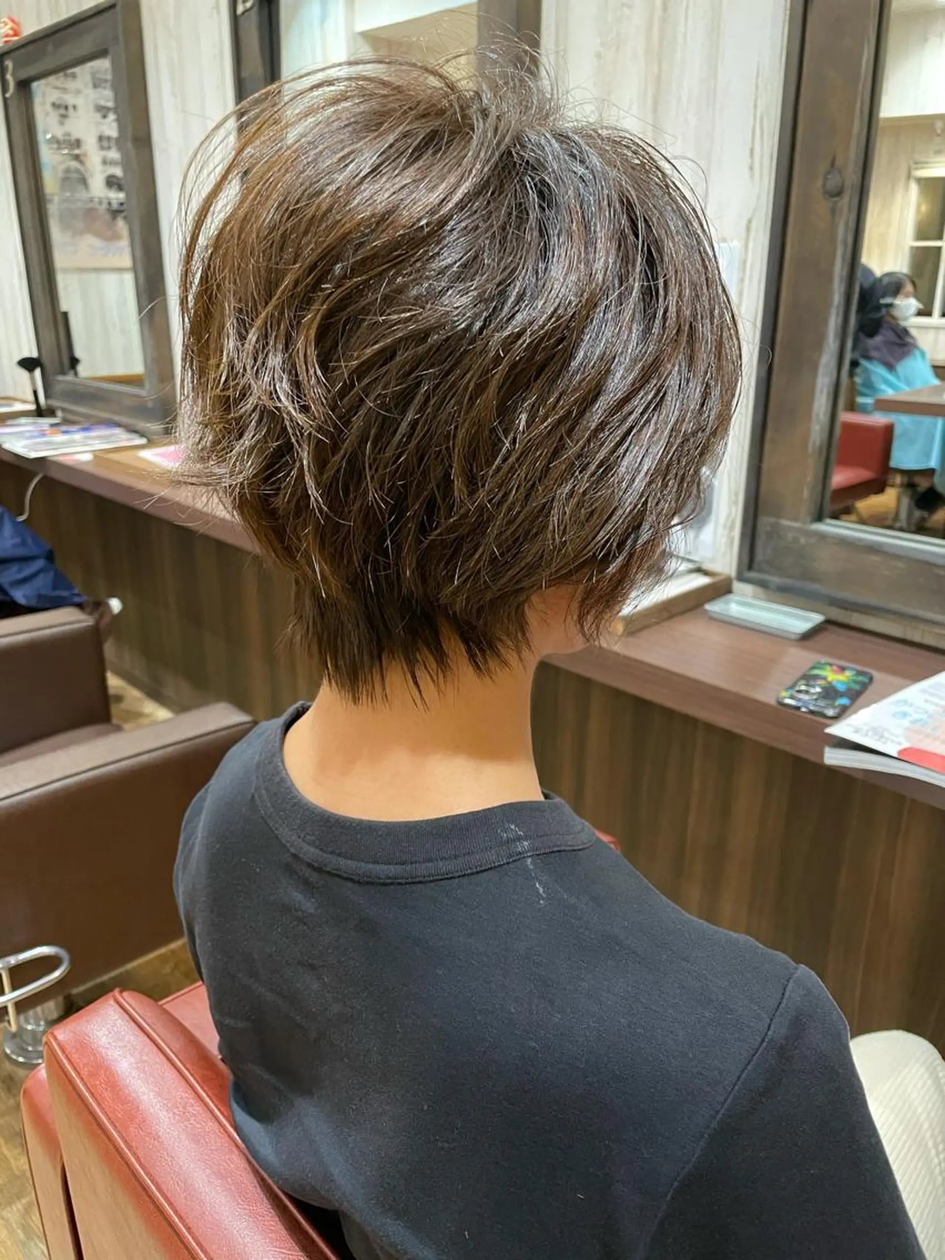 ショート カラー カット ヘアカラー トリートメント ヘッドスパ Amour二子玉川/ 髪質改善サロンのヘアスタイル