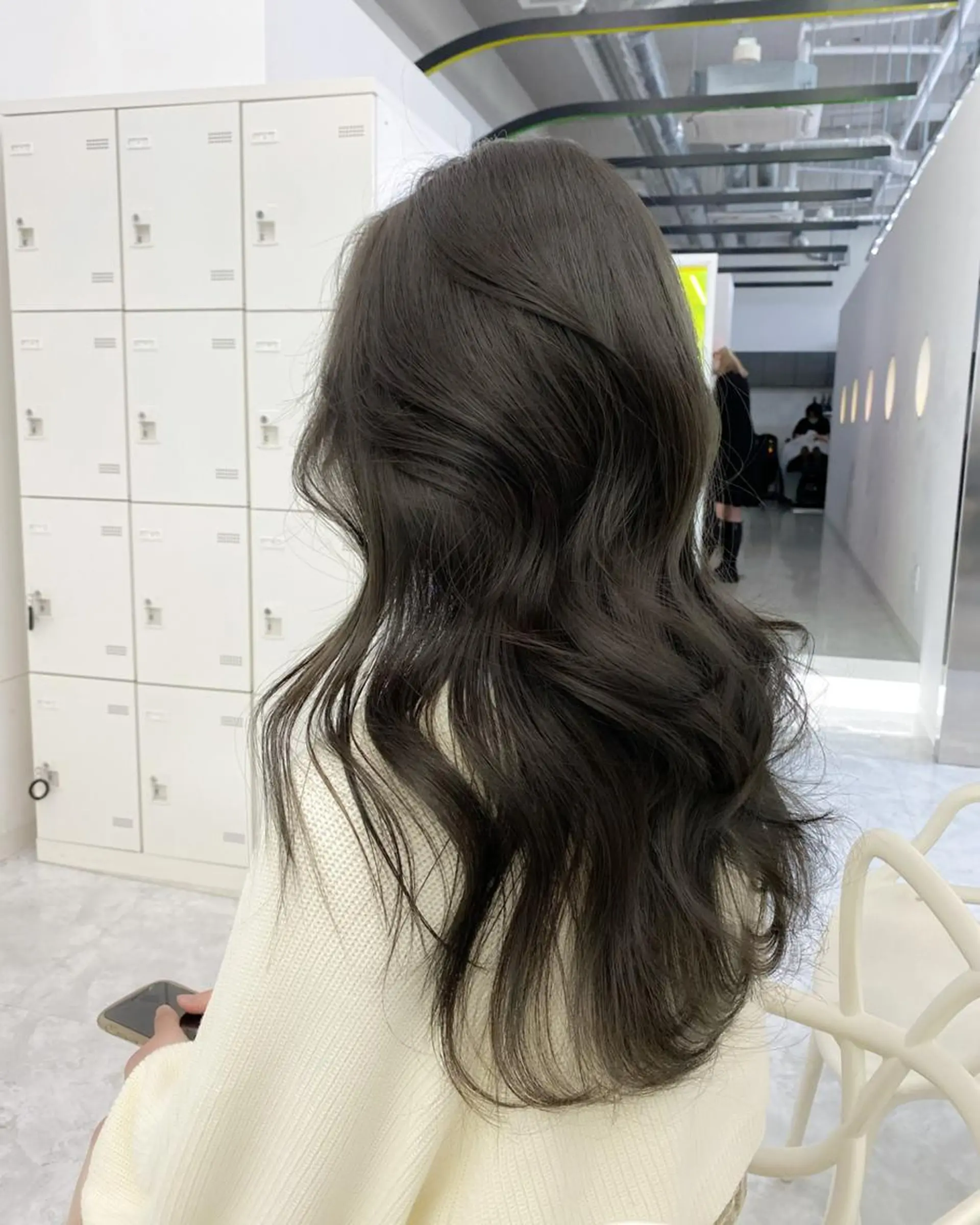ロング カラー ヘアカラー トリートメント *トレンド韓国スタイ ル🇰🇷モデル募集のヘアスタイル