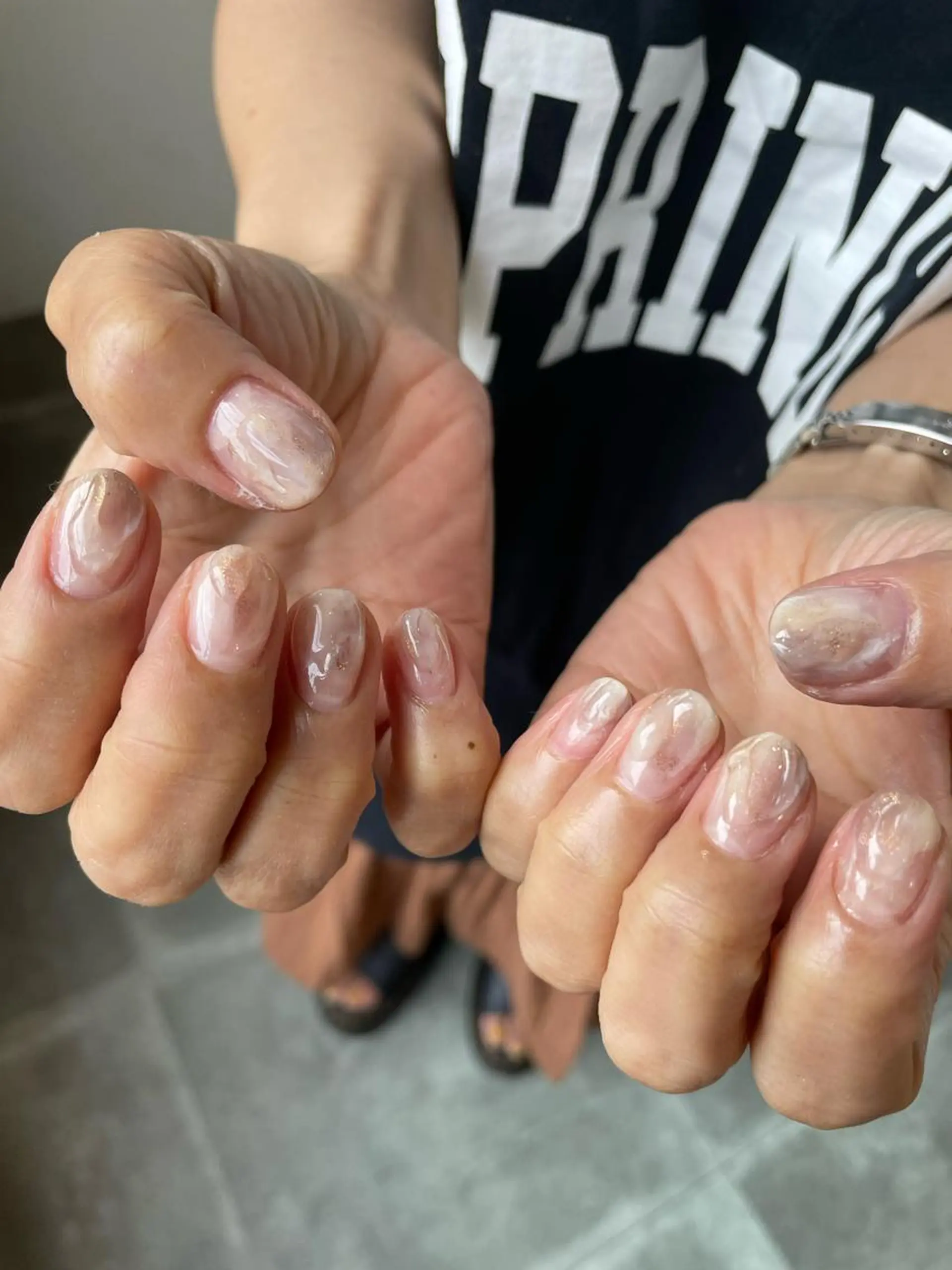 ネイル シンプルネイル SOL　nail イマナカのネイルデザイン