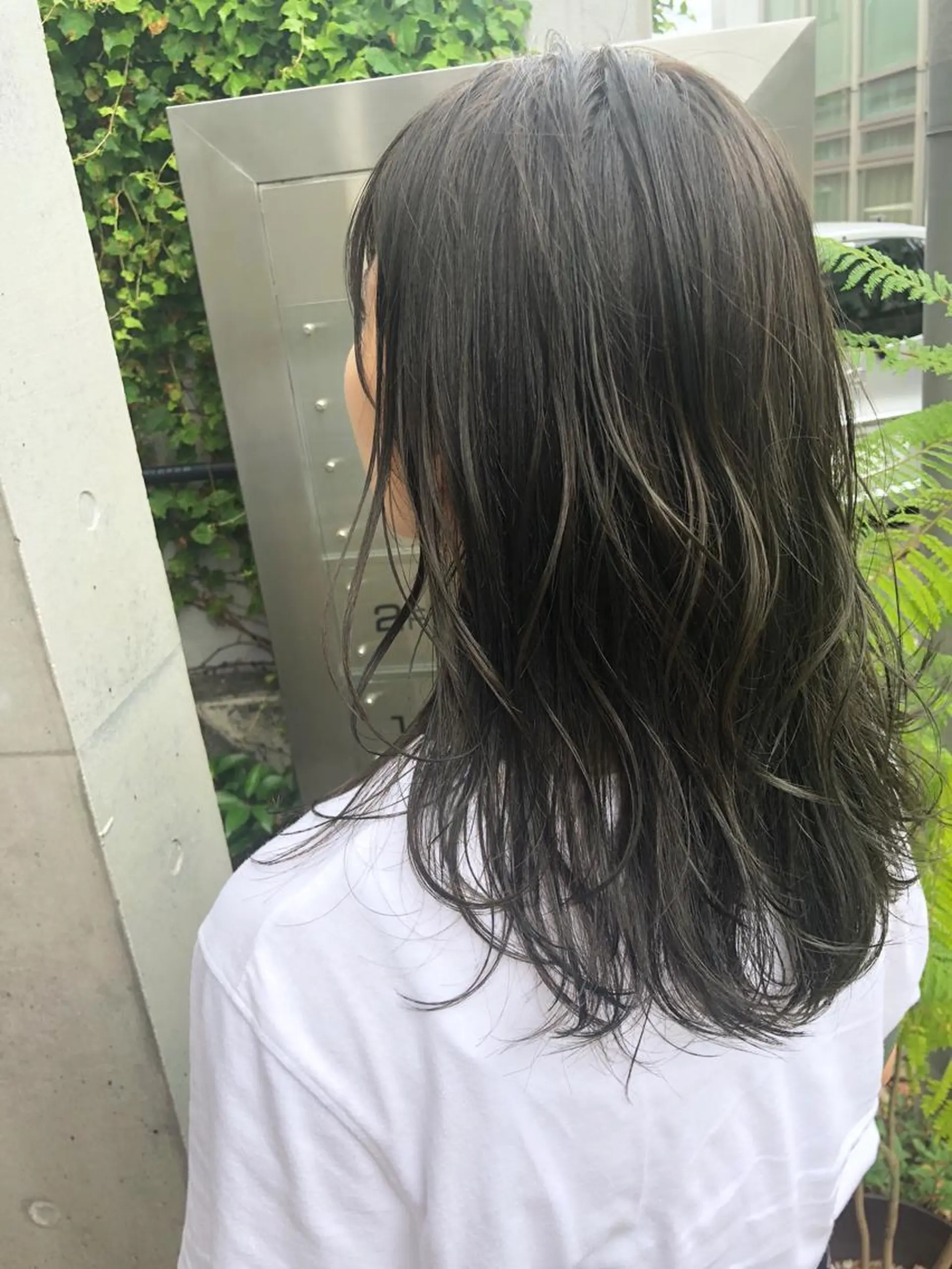 ミディアム カラー ヘアアレンジ ヘアカラー トリートメント ヘアセット ブリーチなし透け感/ マンツーマン/Ryoのヘアスタイル