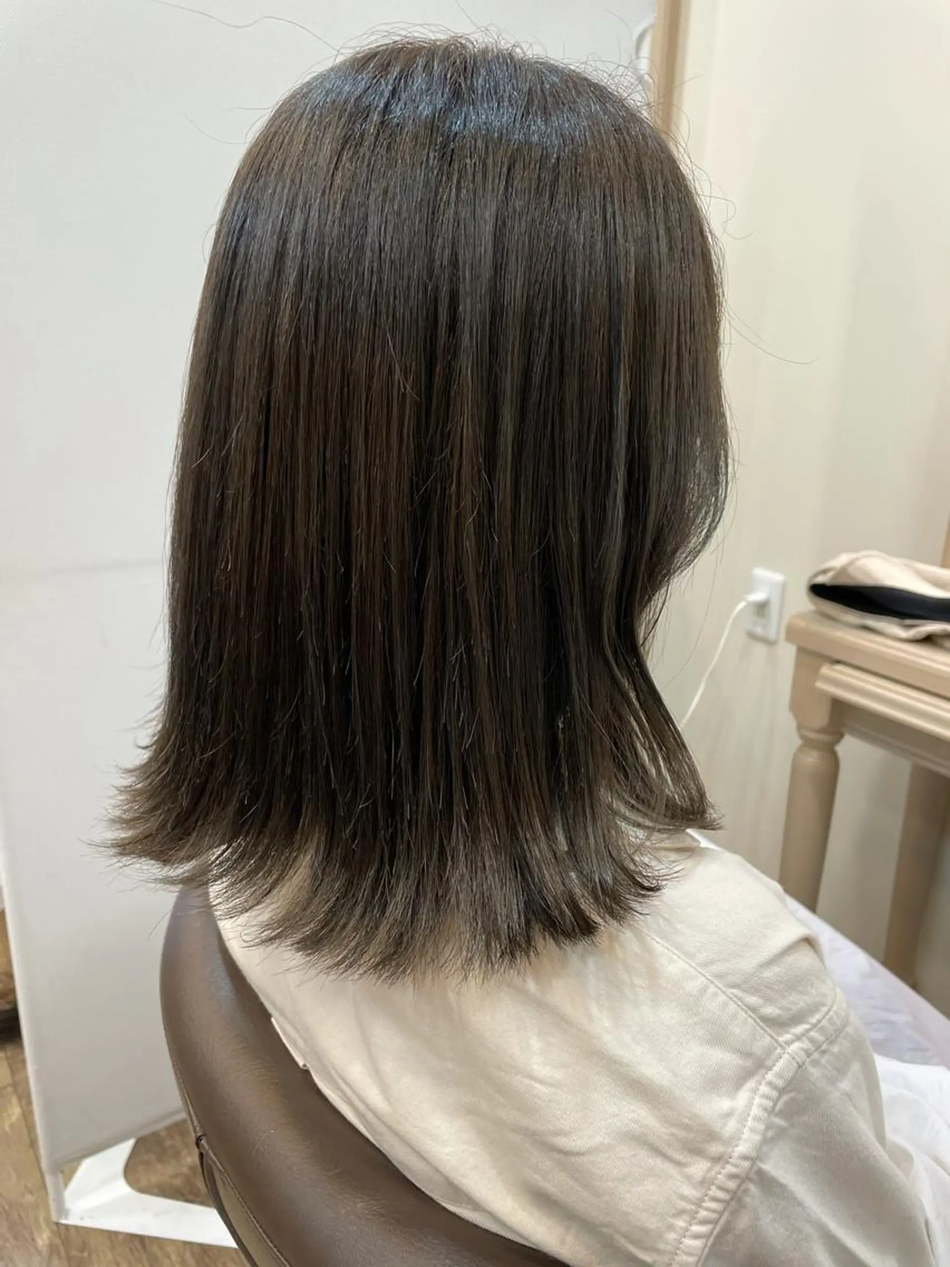 ミディアム カット ヘアカラー sawa tamaeのヘアスタイル