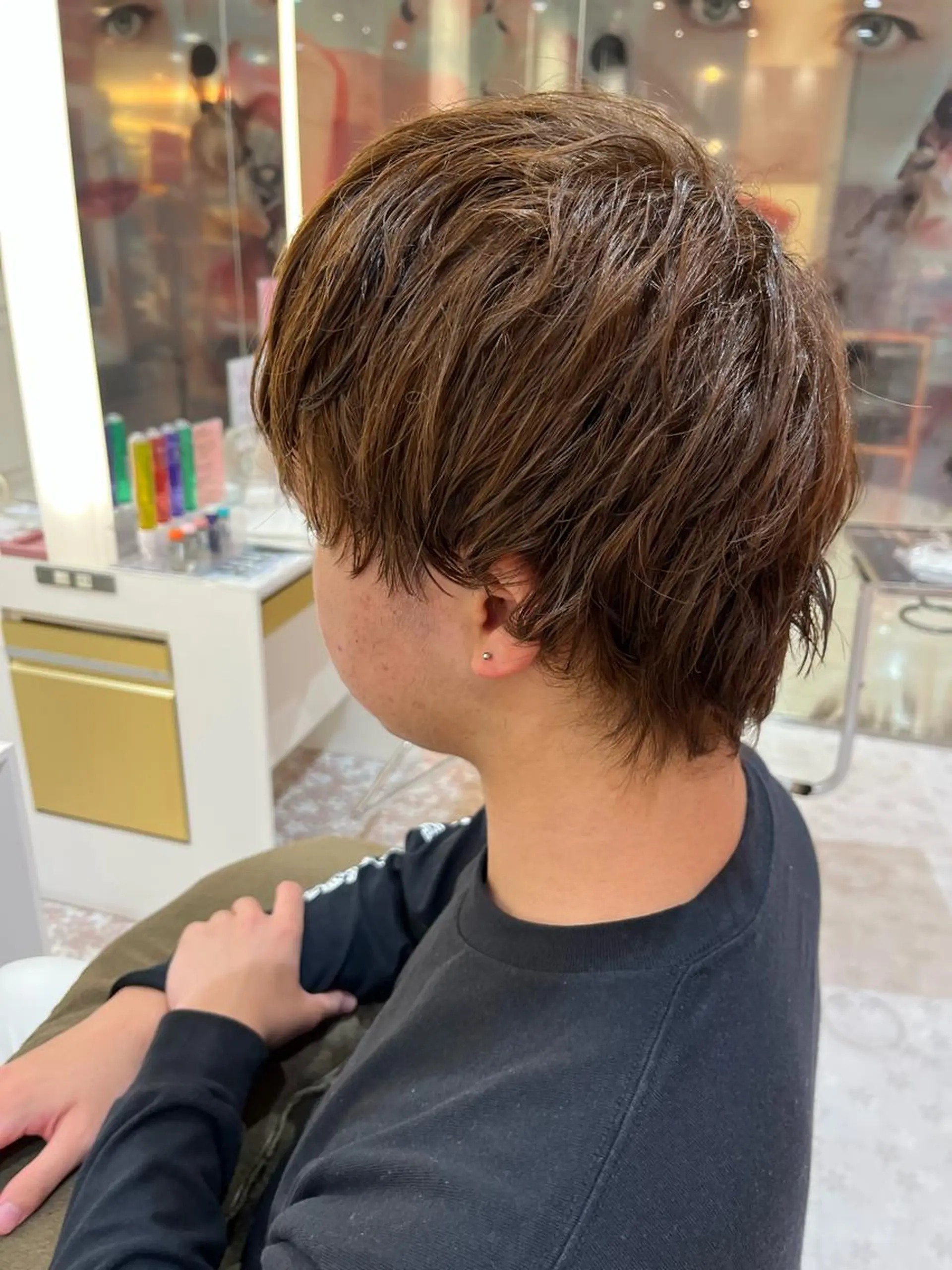 ミディアム カラー メンズ ASAMI /MaisonINEのヘアスタイル