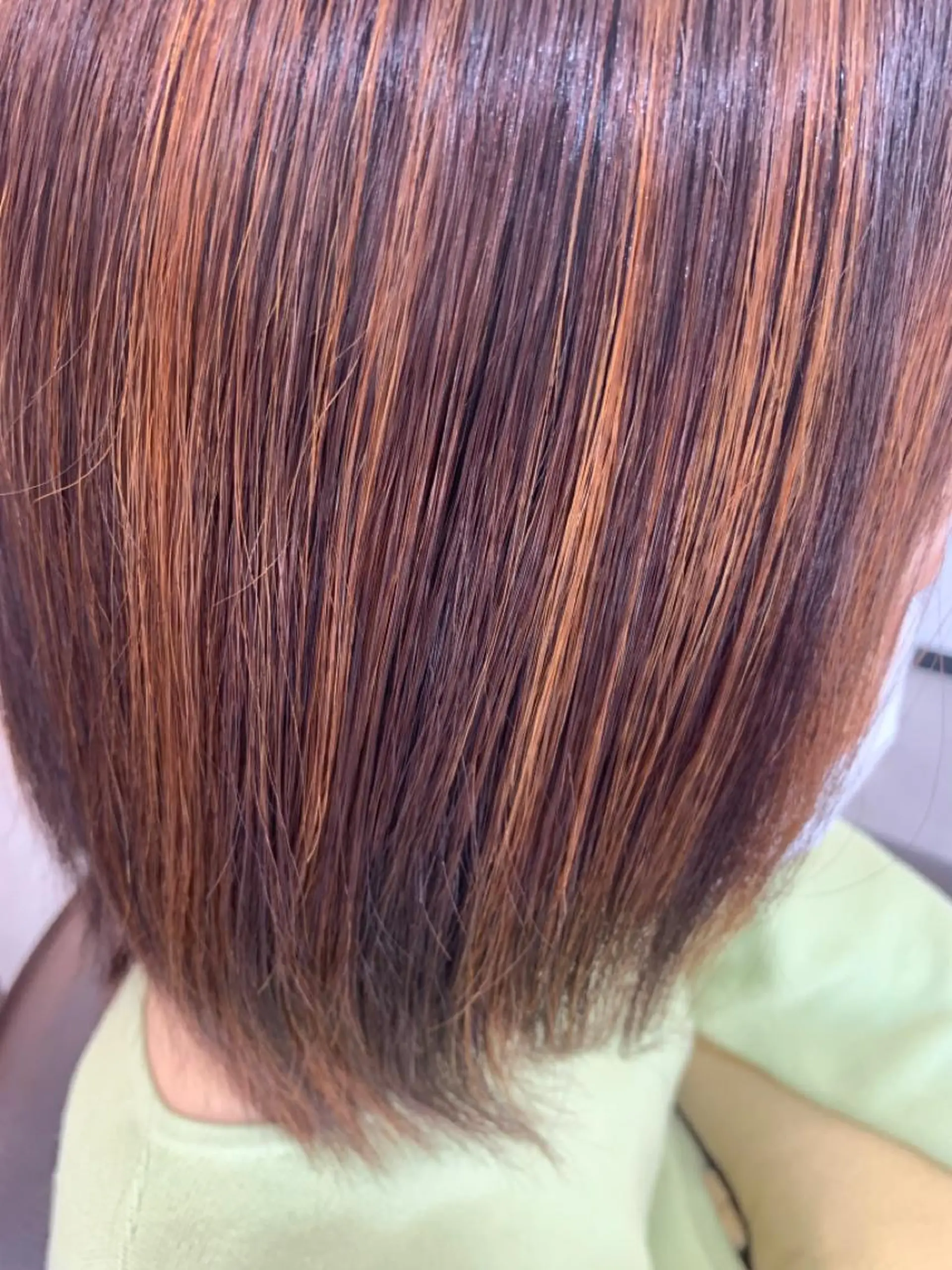ミディアム カラー 境 菜摘のヘアスタイル
