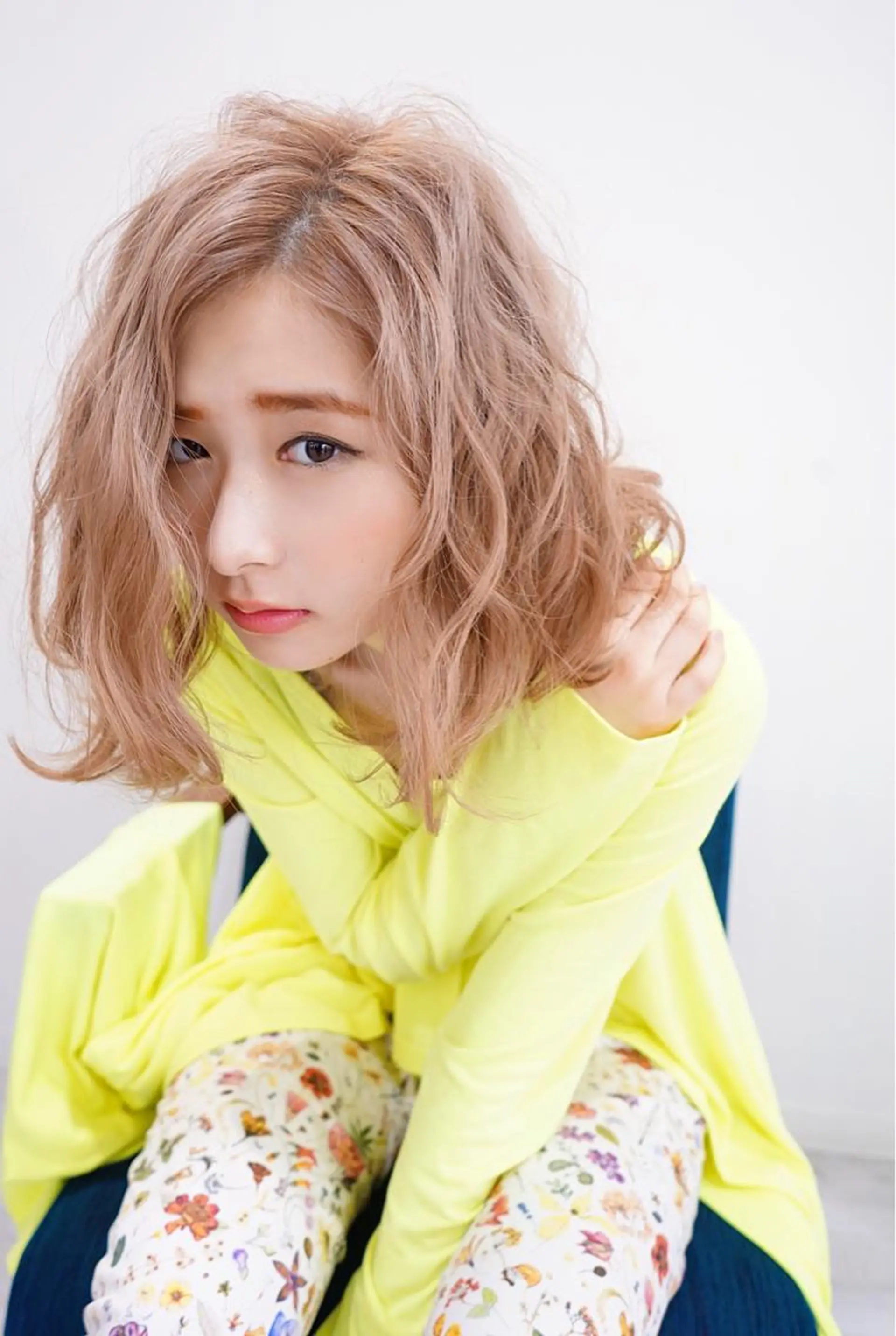 ミディアム 花井 啓好のヘアスタイル