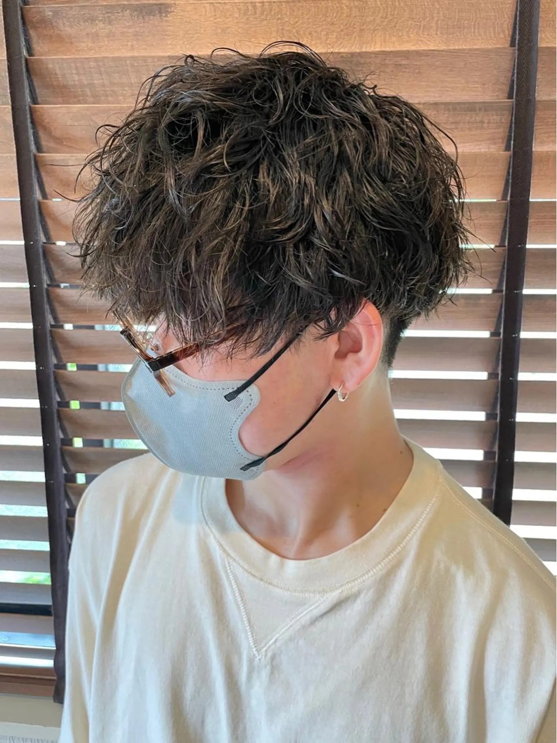 パーマ メンズ 鈴木 レナのヘアスタイル