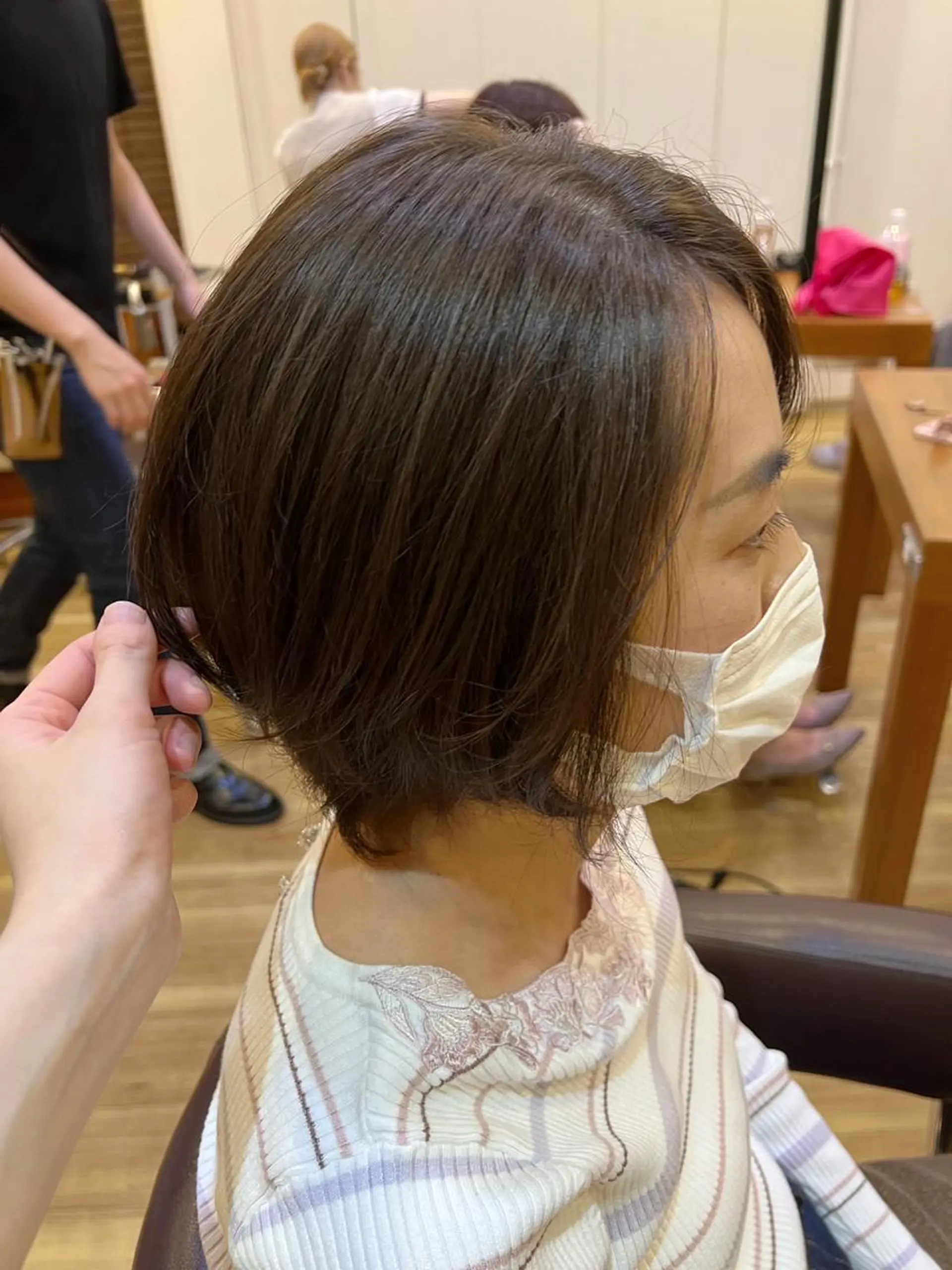 ショート rino🤍 恵比寿レイヤーカットのヘアスタイル