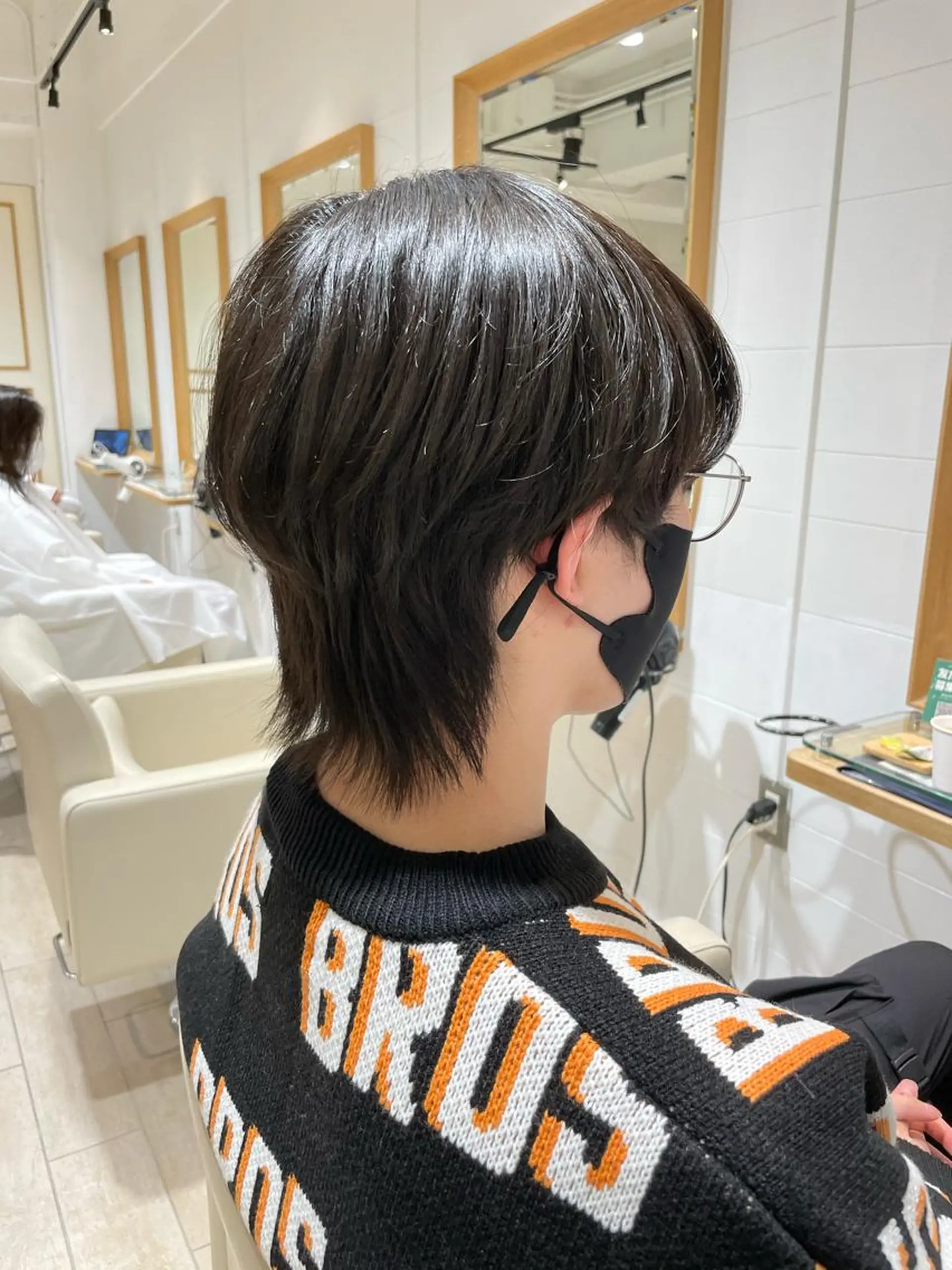 ミディアム メンズ メンズウルフカット ウルフカット カット 🐝メンズハイライト …Rioのヘアスタイル