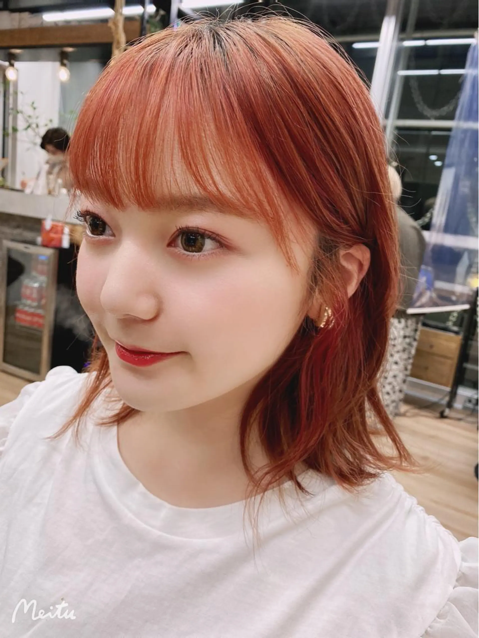 ショート カラー パーマ ヘアアレンジ ✨艶髪✨ 奈須晴香のヘアスタイル