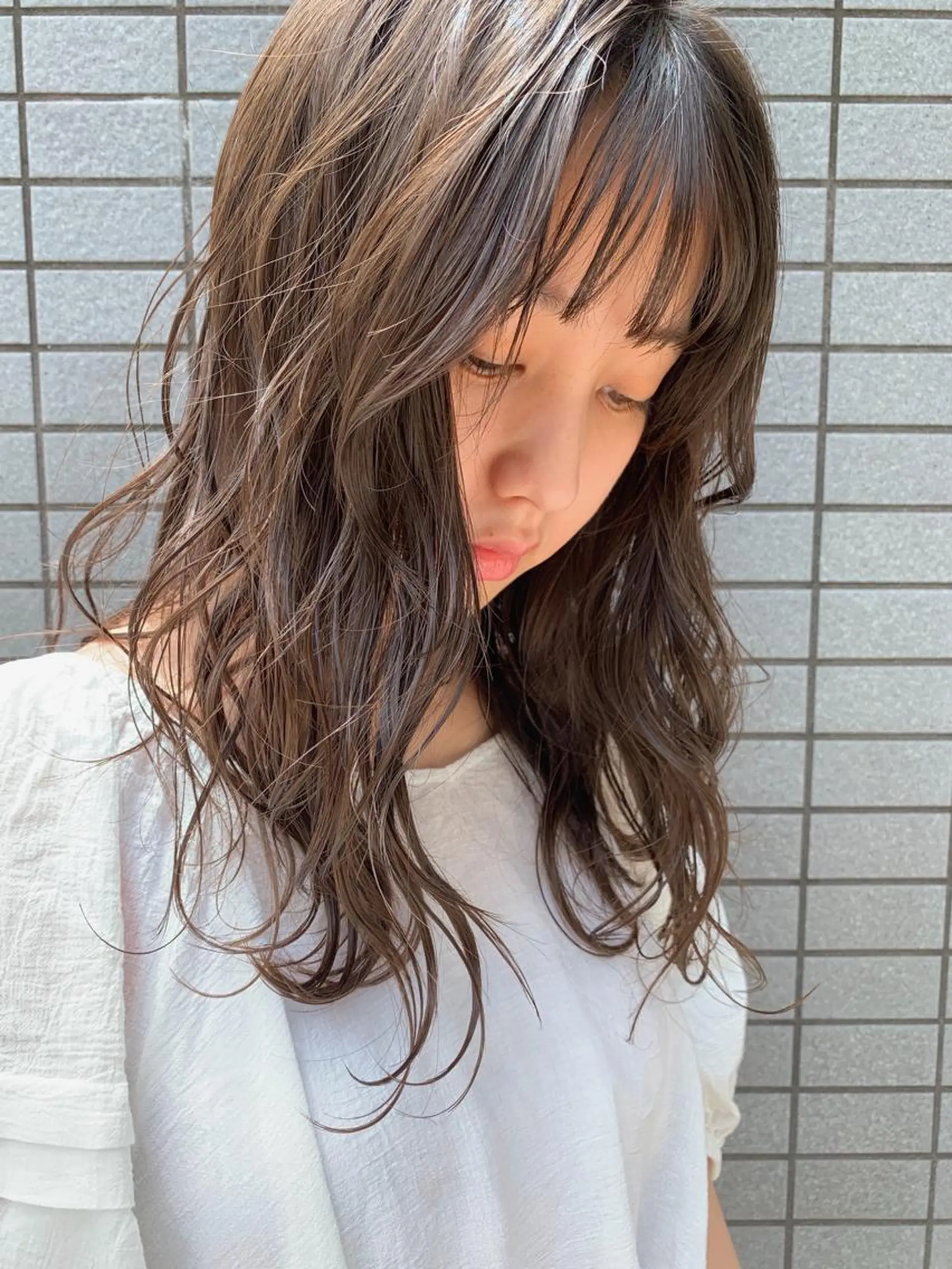 ロング カラー イルミナカラー KANA/ボブ/ インナーカラー/艶髪のヘアスタイル