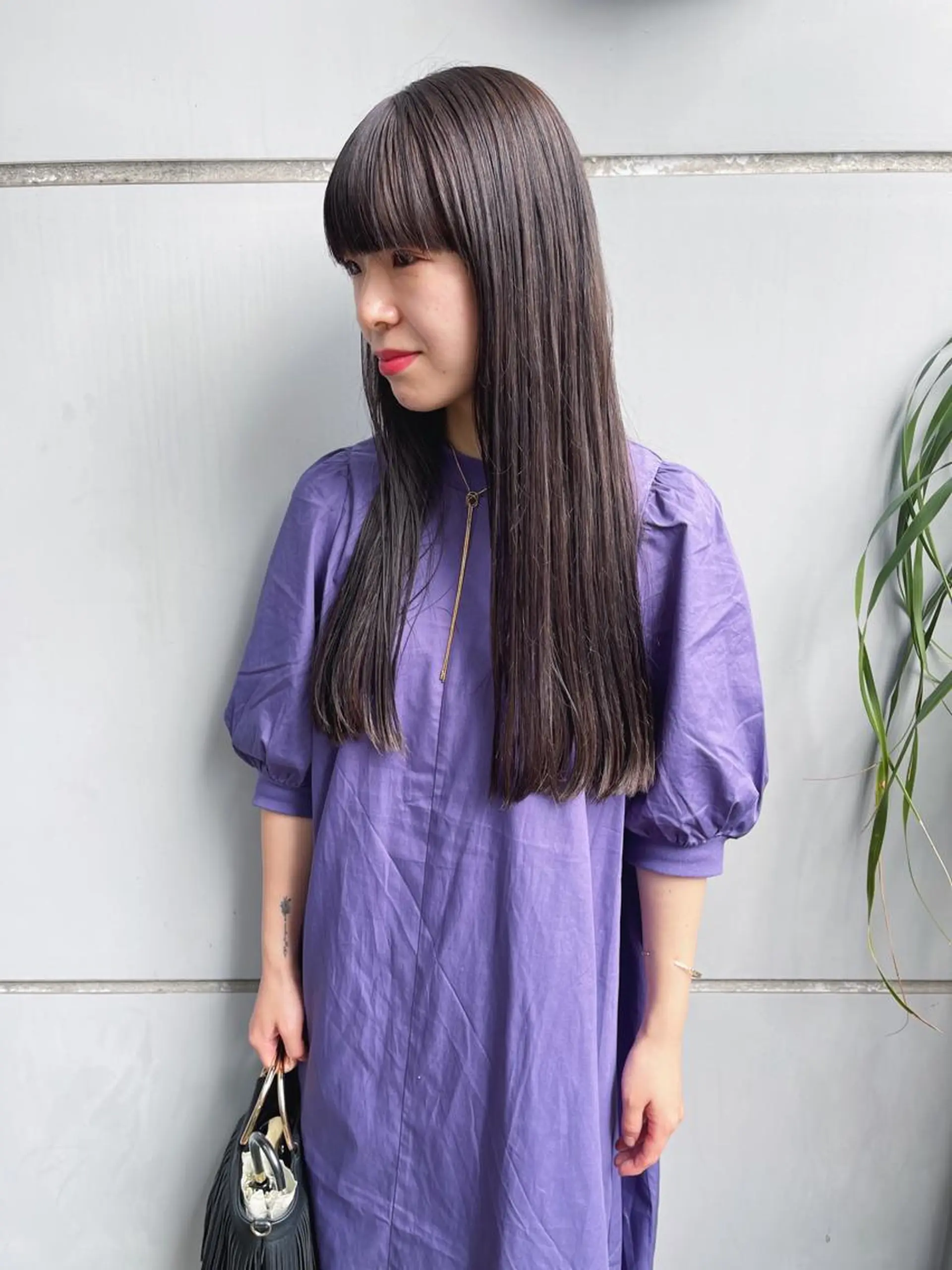 ロング カラー グレージュ ラベンダーカラー ラベンダーグレージュ ラベンダーグレー カット ヘアカラー トリートメント 丁寧なカウンセリング 🌿KENTA🌿のヘアスタイル