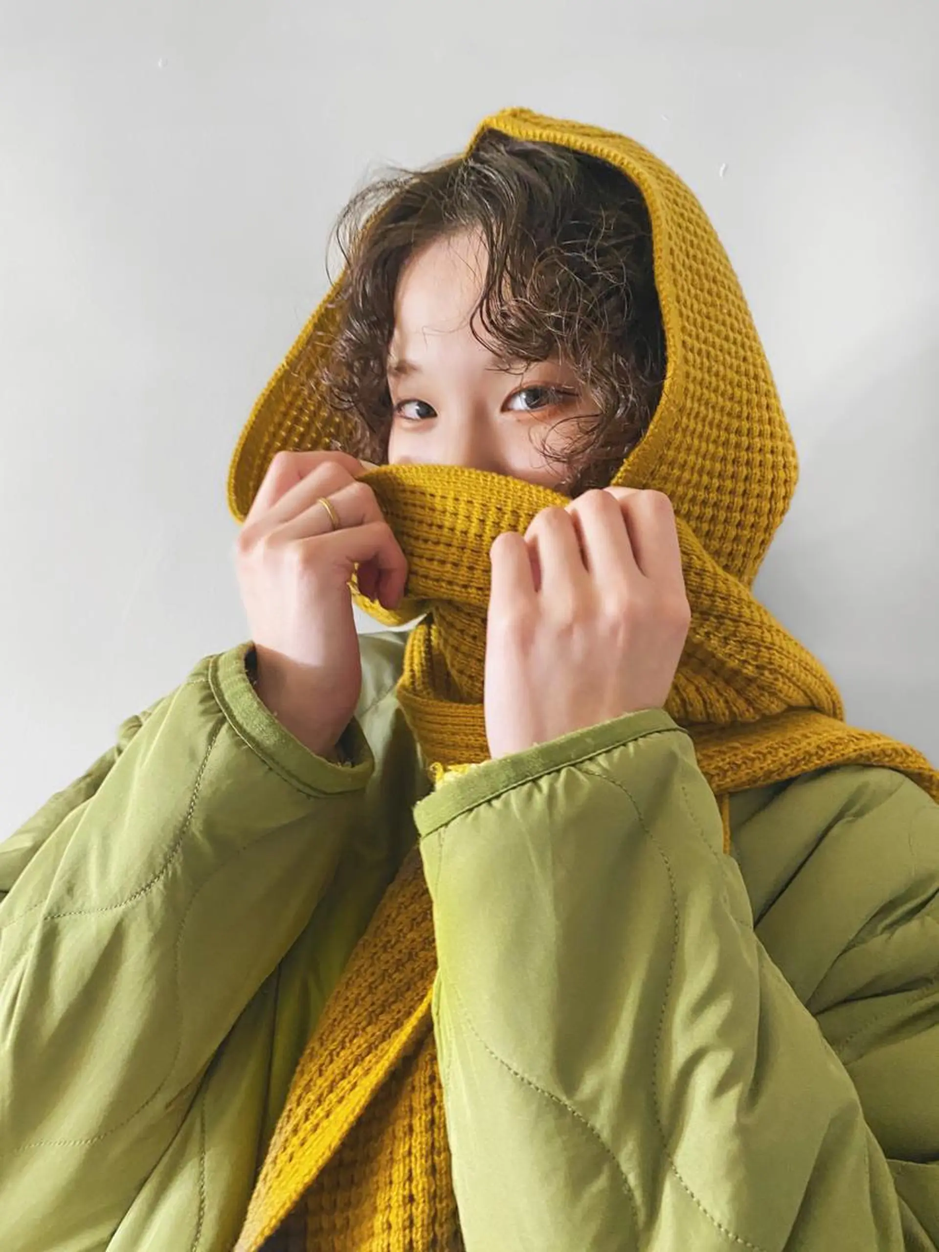 ミディアム パーマ カット パーマ レイヤー/パーマ /ウルフ/nabeのヘアスタイル