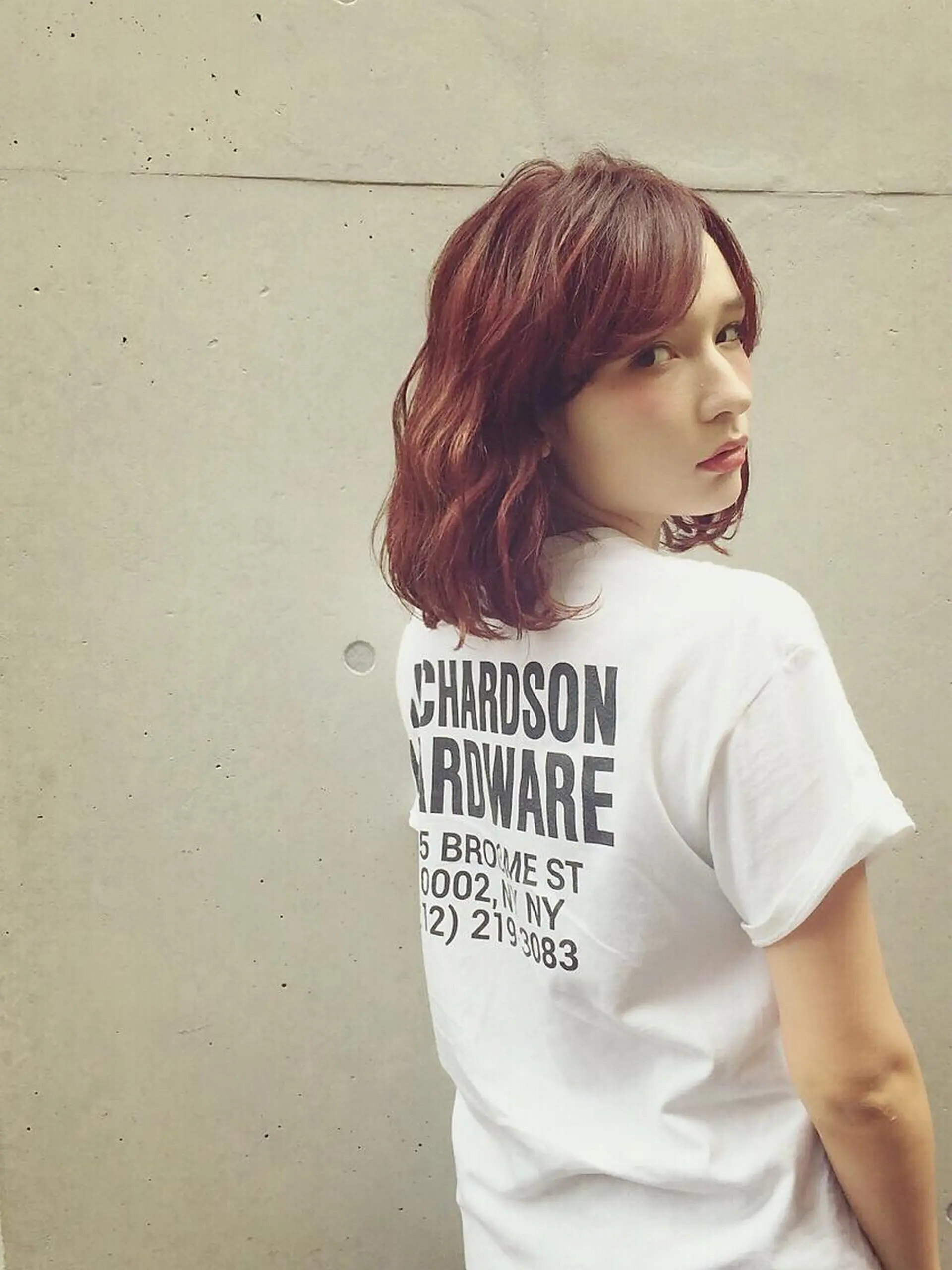 ミディアム カラー パーマ ヘアアレンジ カット ヘアカラー 縮毛矯正 トリートメント ヘアセット 🌈髪質改善🉐割✨ 🌸“ever”🌸のヘアスタイル