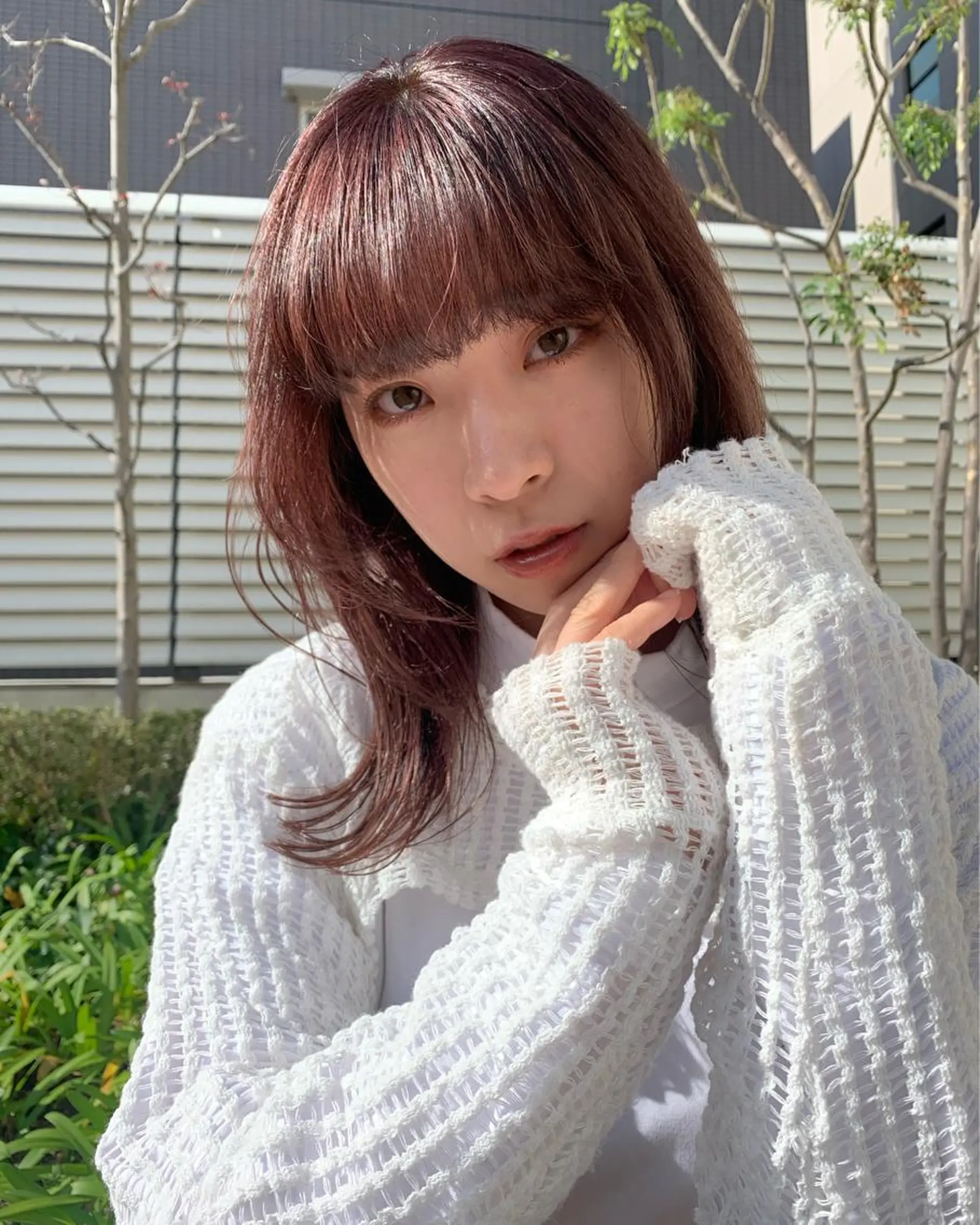 カラー MARU パーマ/レイヤーのヘアスタイル