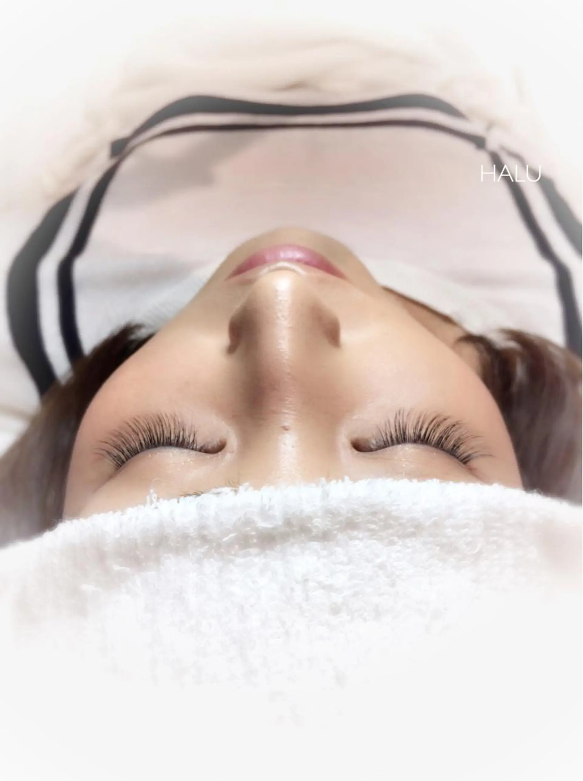 マツエク・マツパ 付け放題 Cカール HALU ハルのネイルデザイン