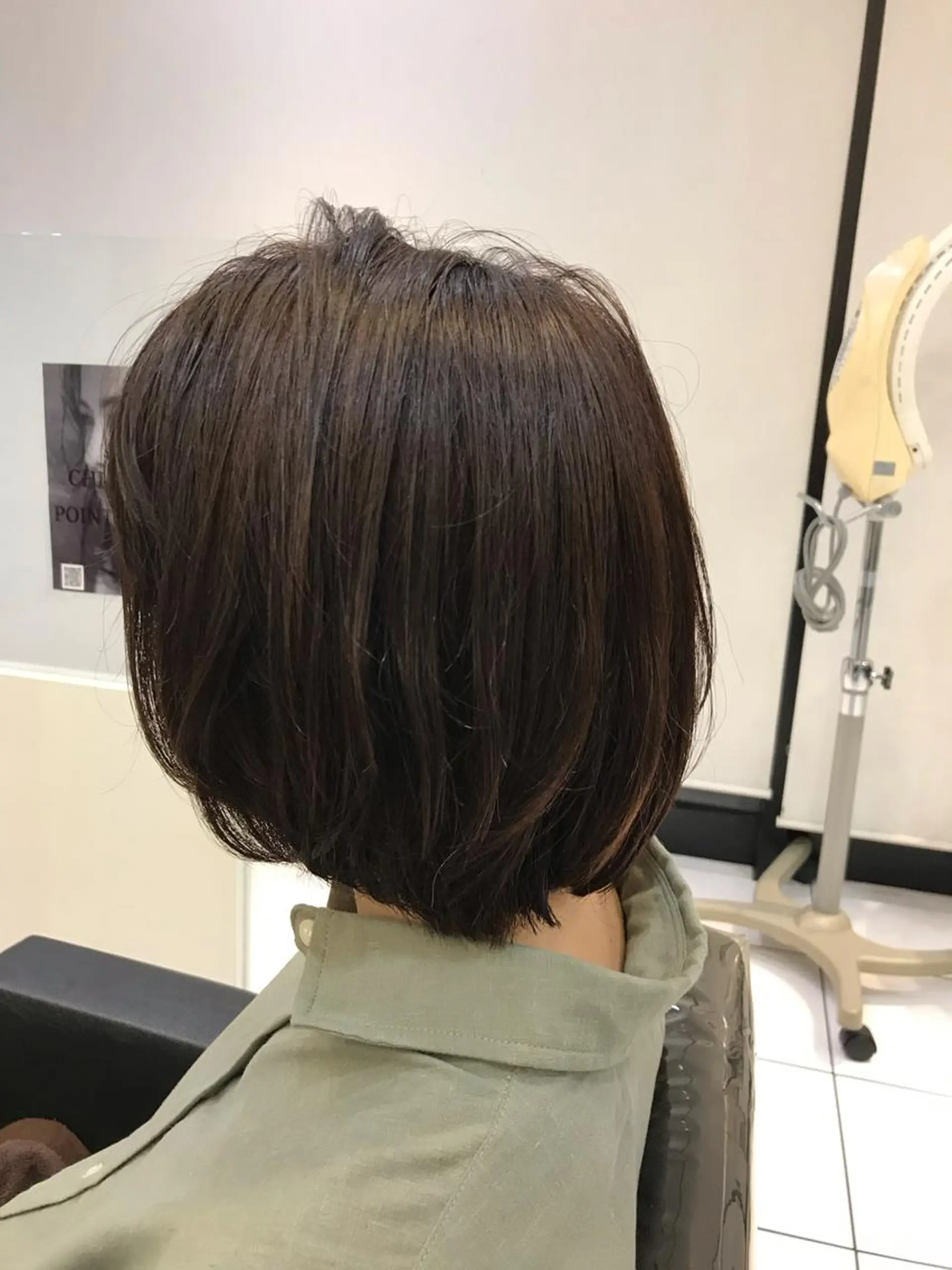 ミディアム YASU🍎CUT 赤系カラー/ヘアケアのヘアスタイル