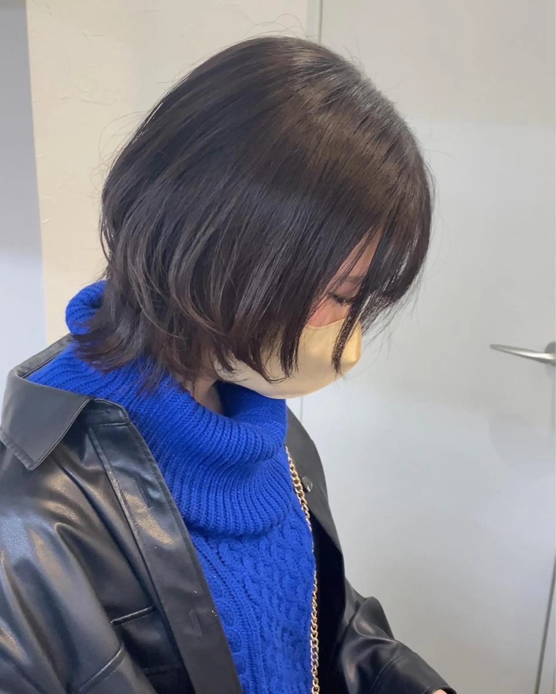 ショート 似合わせカット ウルフカット 梅田l大人韓国ヘア レイヤー×艶カラーのヘアスタイル