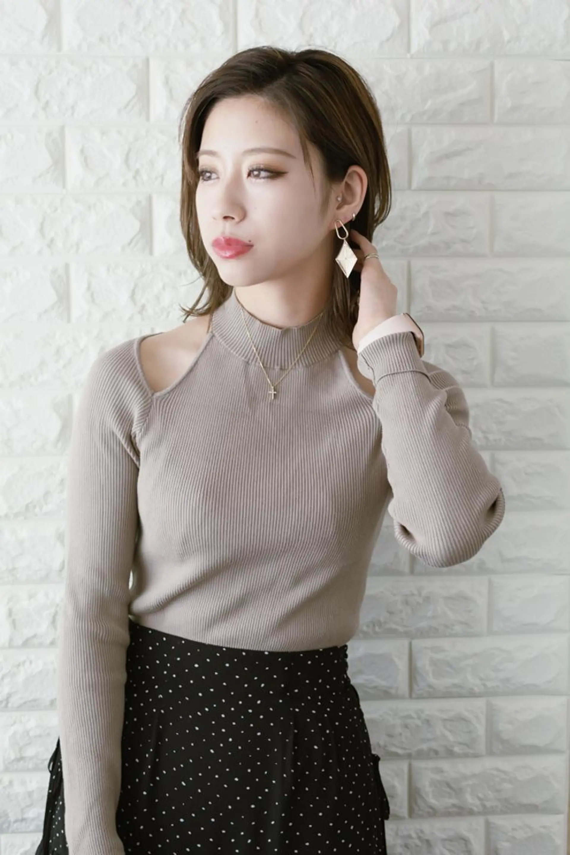 ミディアム カラー ショートボブ ベージュカラー ブルーカラー ブルージュ グレージュ カット ヘアカラー トリートメント 斉藤 正敏のその他イメージ