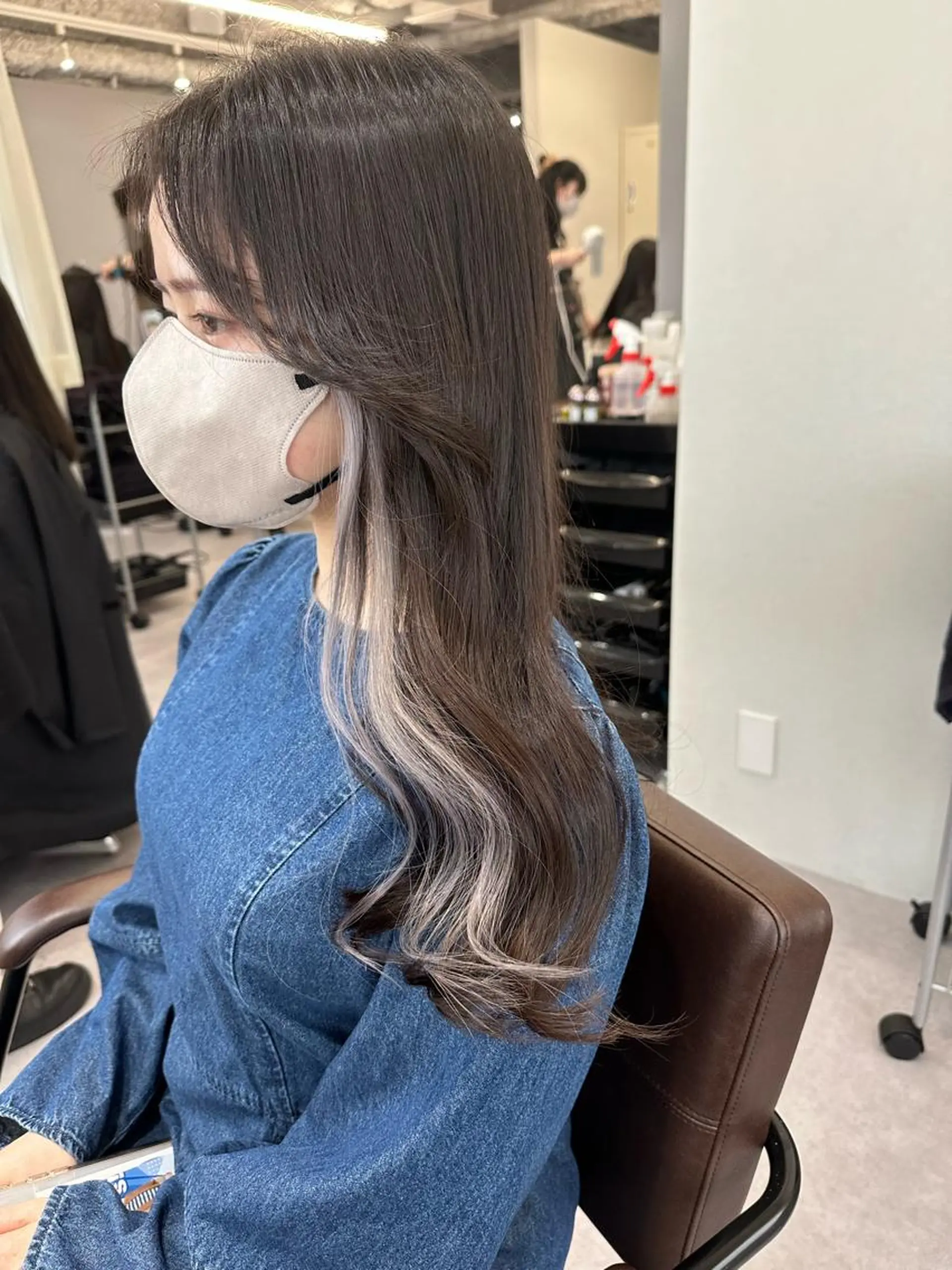 ロング 髪質改善 韓国風ヘア レイヤーカット 小顔カット 縮毛矯正 カット ヘアカラー トリートメント 韓国風✨髪質改善✨ 縮毛矯正✨松浦知奈美のヘアスタイル