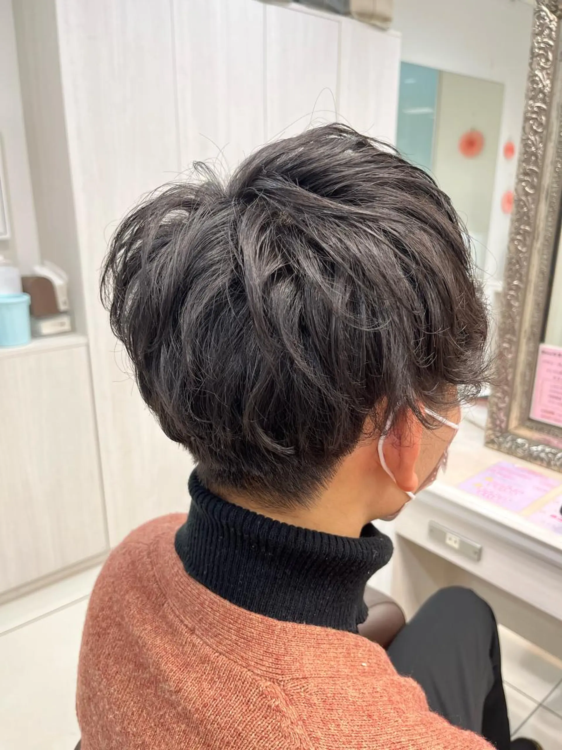 パーマ メンズ 藤本 悠雅のヘアスタイル