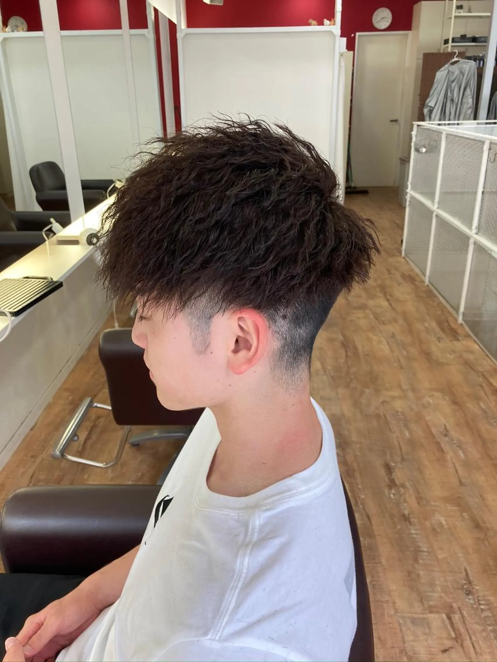 ショート メンズ メンズパーマ メンズツイストパーマ ツイストパーマ カット パーマ メンズ特化 TAKUYAのヘアスタイル