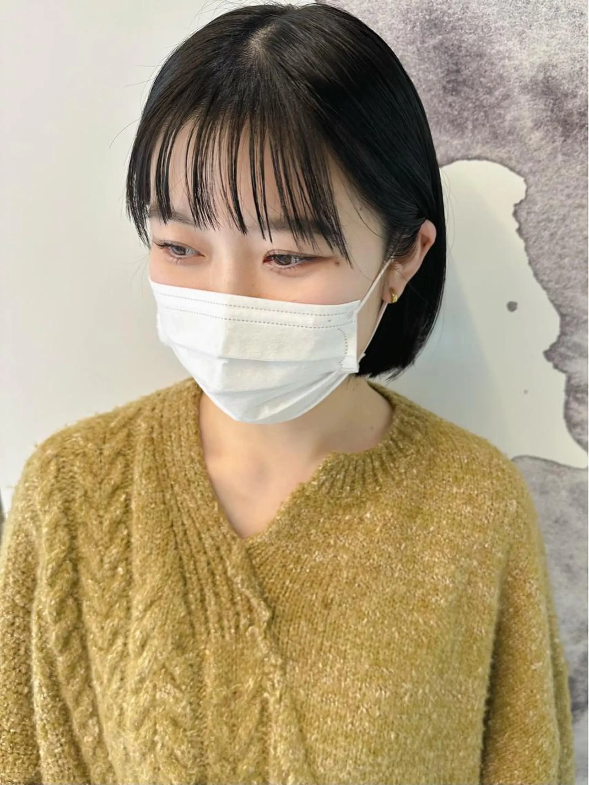 ショート ボブ 園田あずさ/髪質改善 /透明感カラーのヘアスタイル