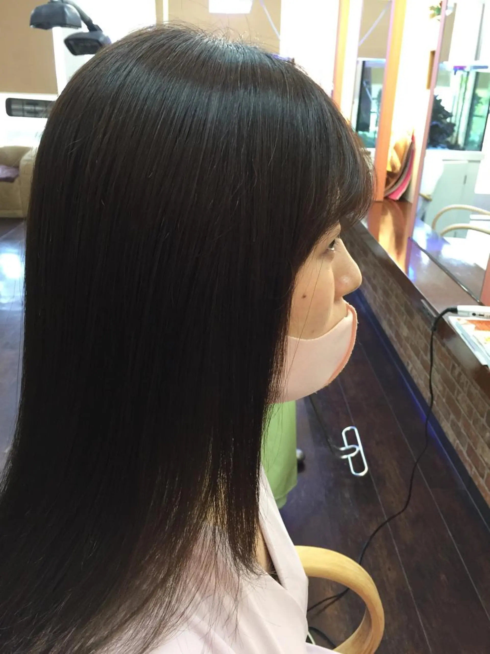 セミロング カラー パーマ 桧山 真のヘアスタイル