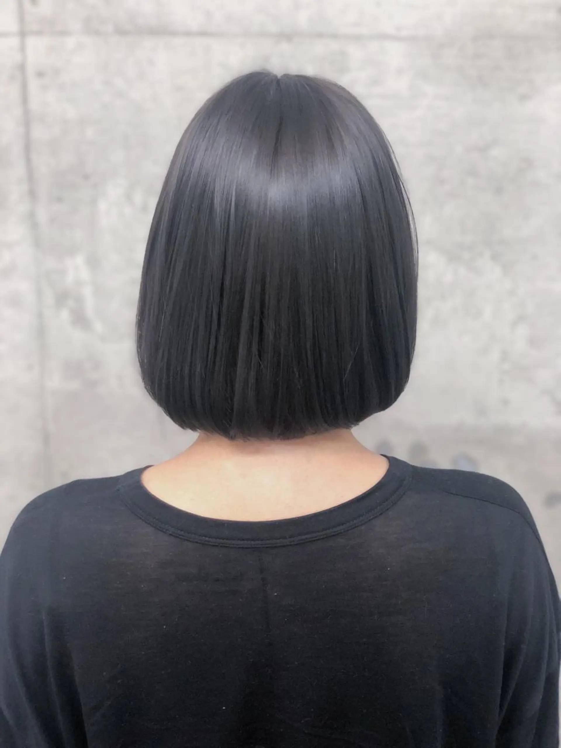 ショート ボブ オン眉 カット ヘアカラー トリートメント MeL 横浜/ ＭＩＨＯのヘアスタイル