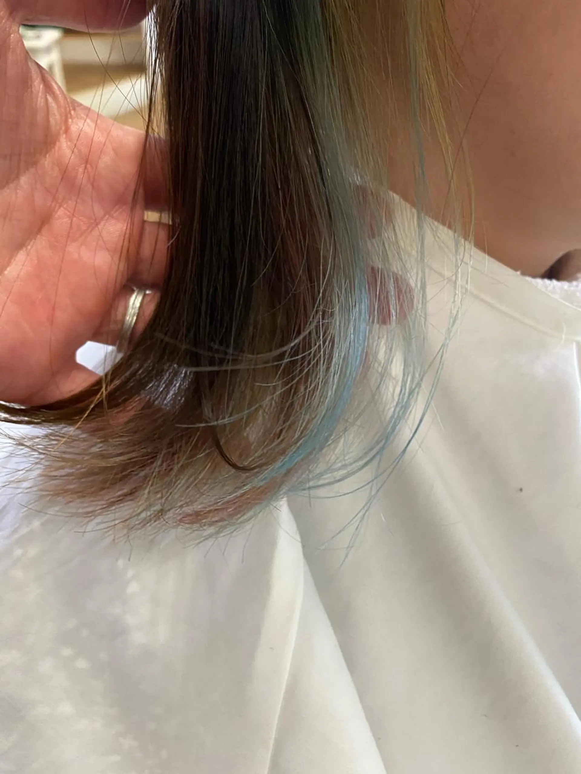 セミロング 西尾 隆介のヘアスタイル