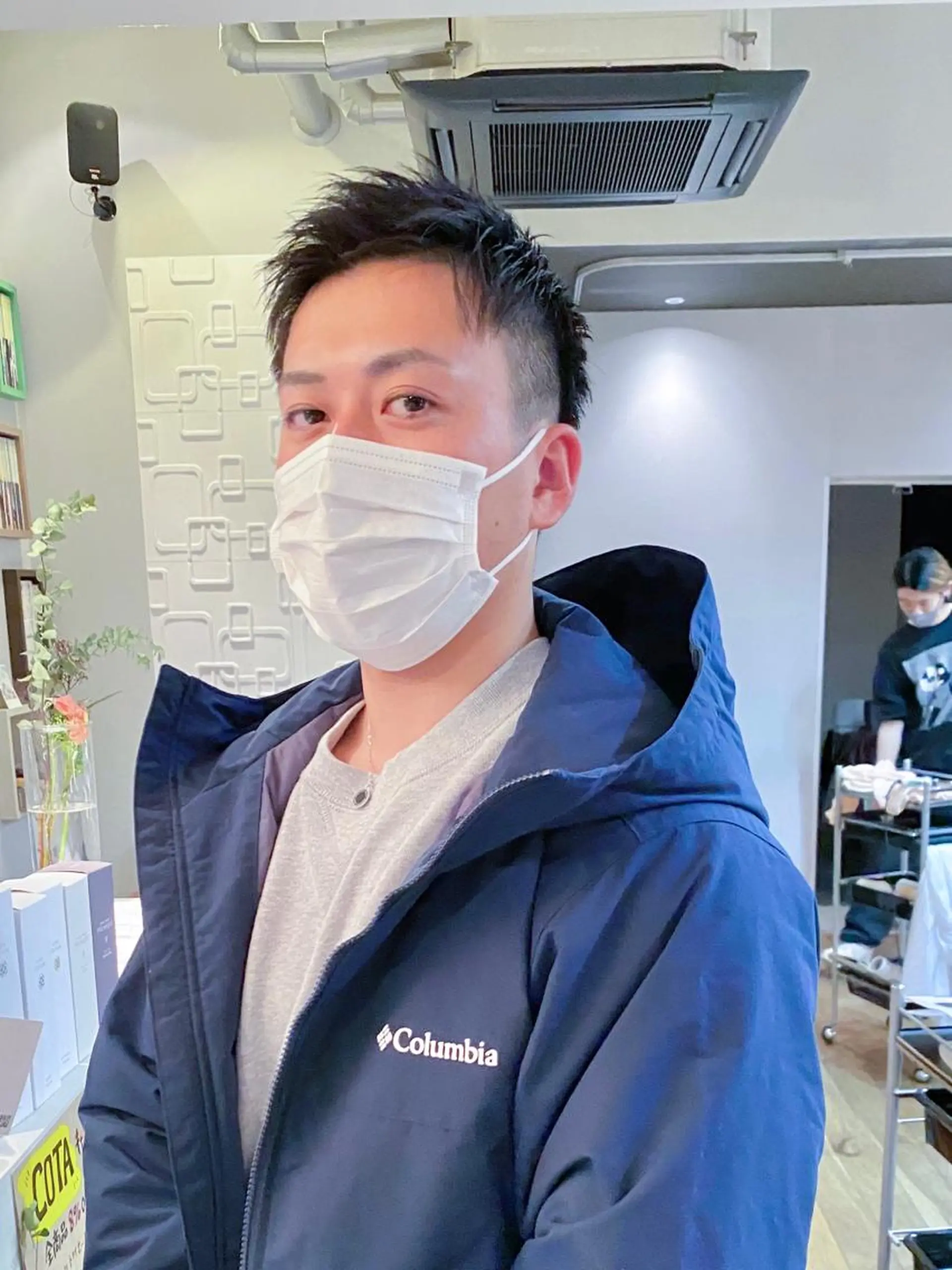 メンズ 刈り上げ カット メンズパーマ/フェ ザーパーマ/古川晴輝のヘアスタイル