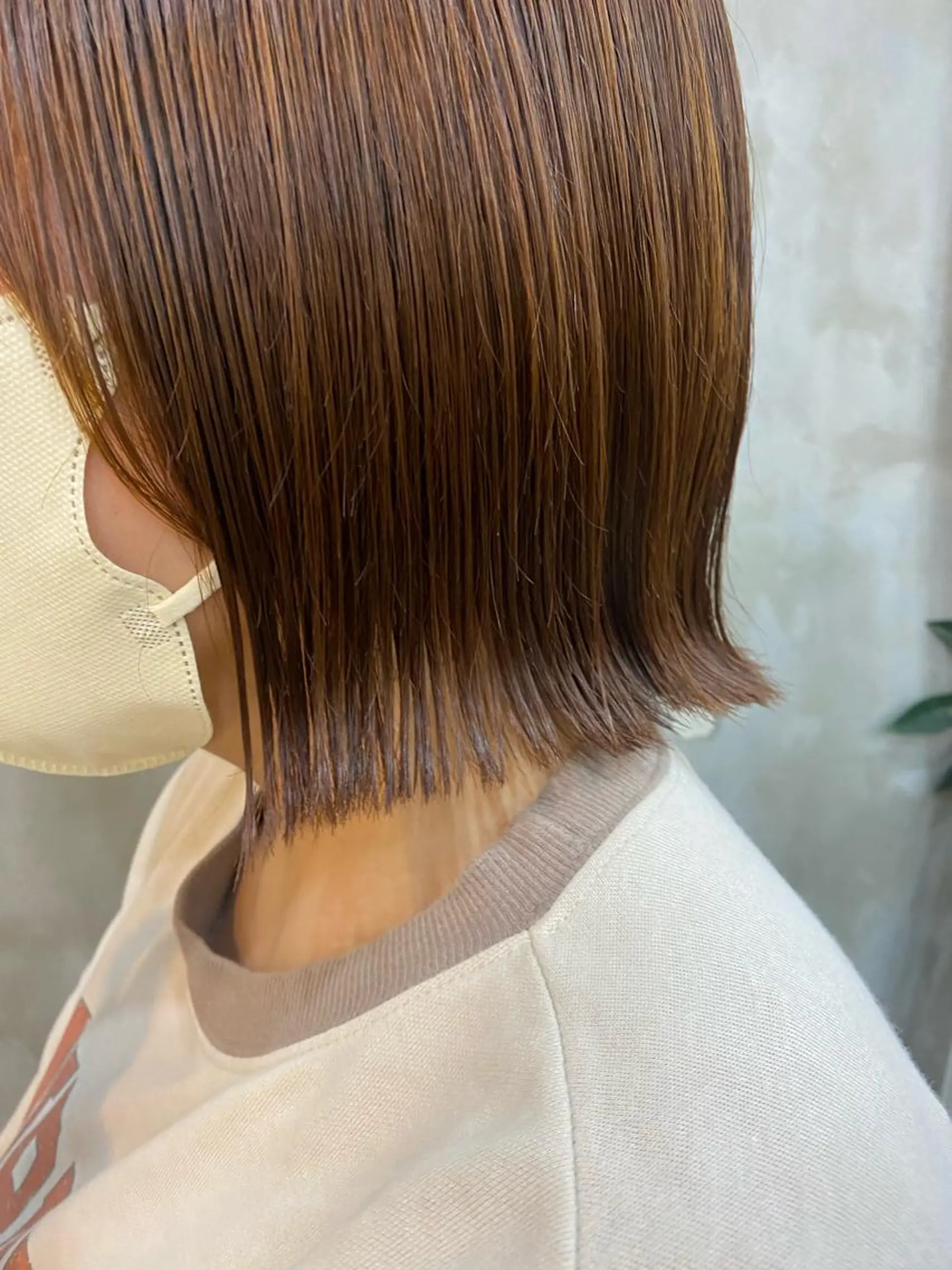 ショート 切りっぱなしボブ ボブ 志賀 あずみのヘアスタイル