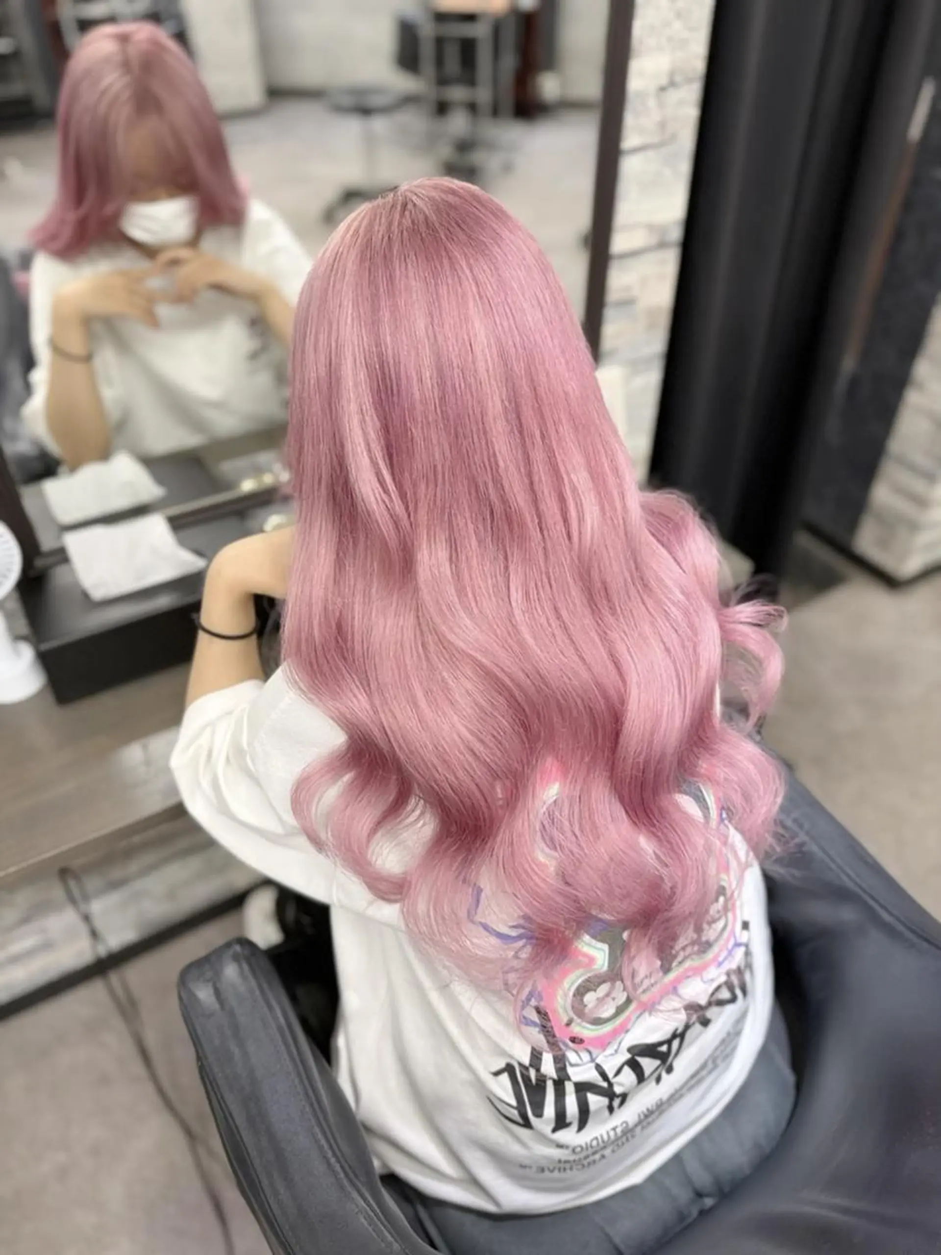 ロング ヘアカラー エクステ 💎エクステ専門店 BIZE梅田🇰🇷のヘアスタイル