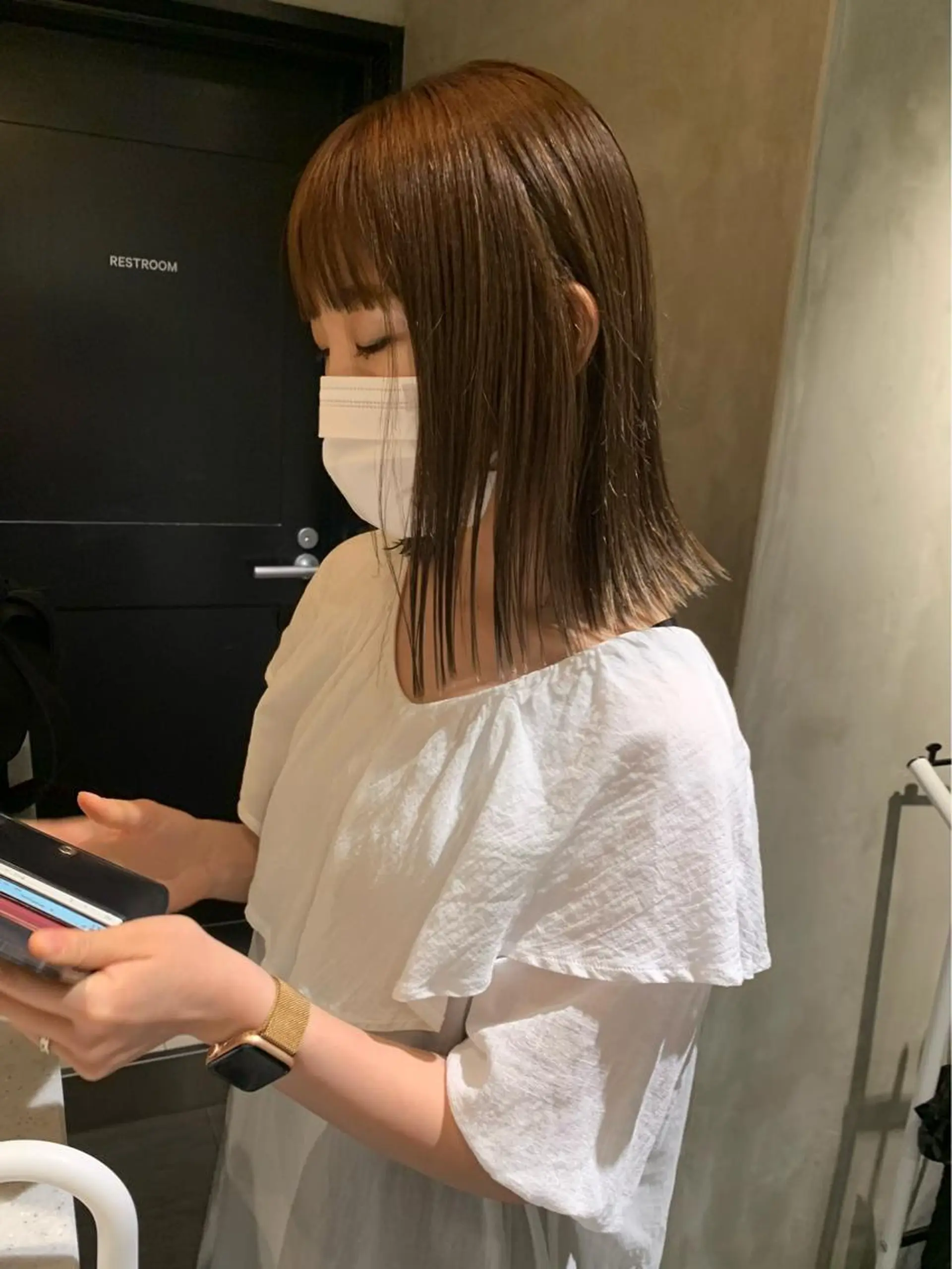 ミディアム カラー ハイライトカラー ハイライト ヘアカラー トリートメント アンニュイヘア🪽 ayumiのヘアスタイル